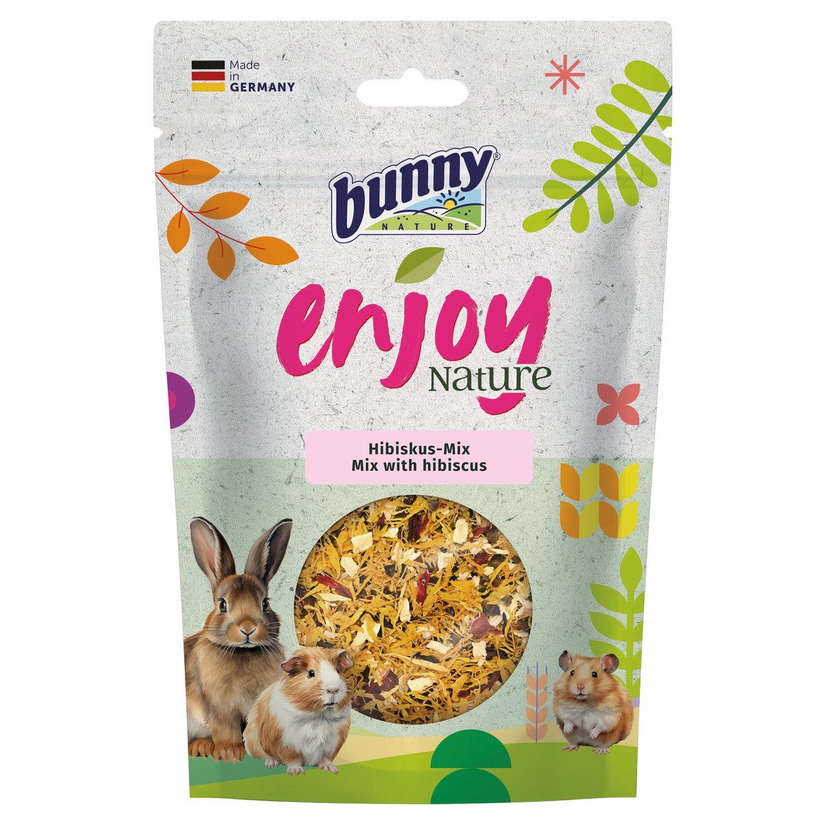 Bunny Nature enjoy Nature Hibiskus-Mix 50 g, Snack für: Kleintier