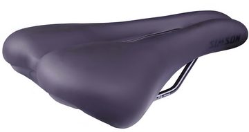 Simson Fahrradsattel Sattel Hybrid unisex 26,8 x 17,4 cm Schaumstoff/Stahl schwarz