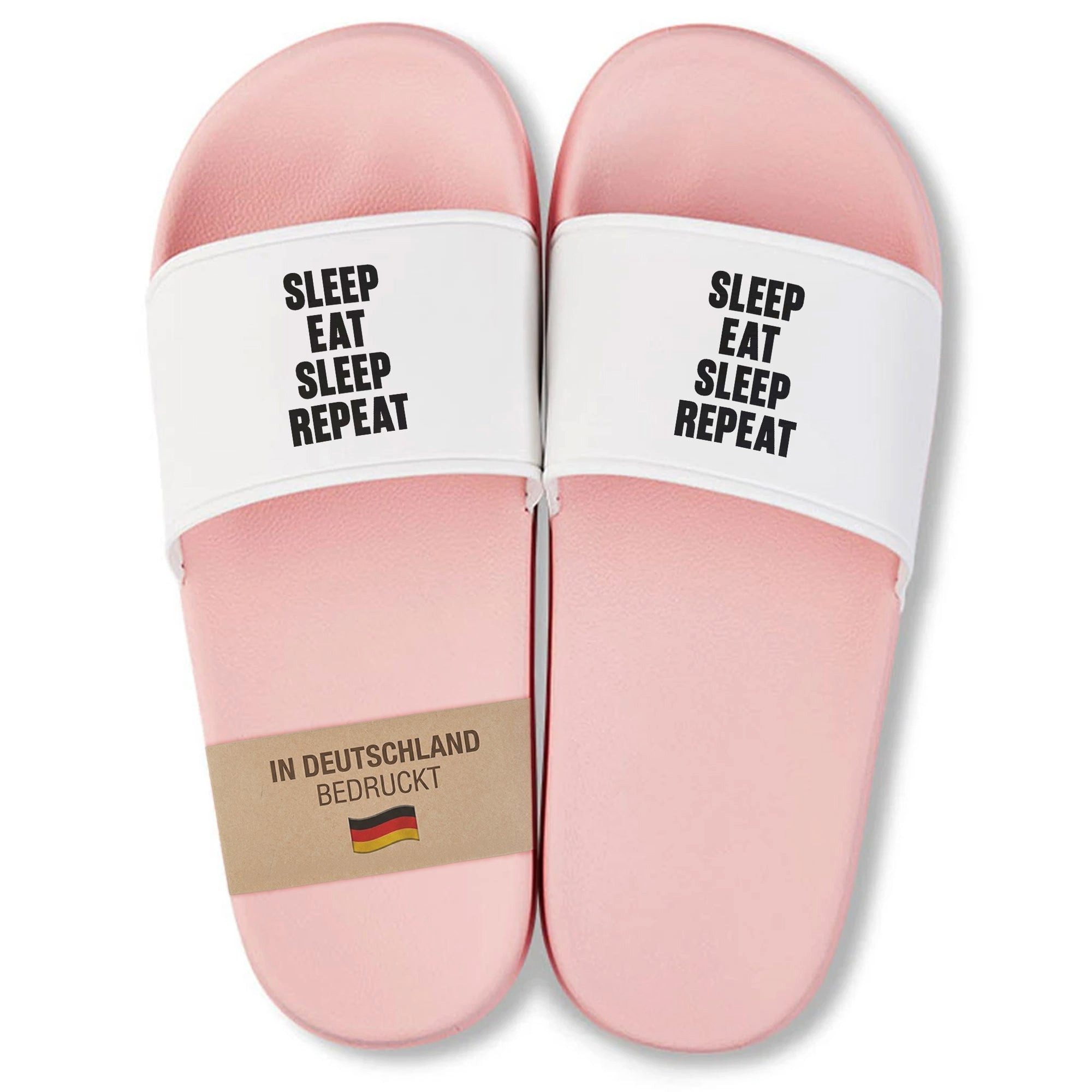 22Feels Badelatschen Pink Damen Frauen Geschenk Sommer Urlaub Spruch Badepantolette IN DEUTSCHLAND BEDRUCKT