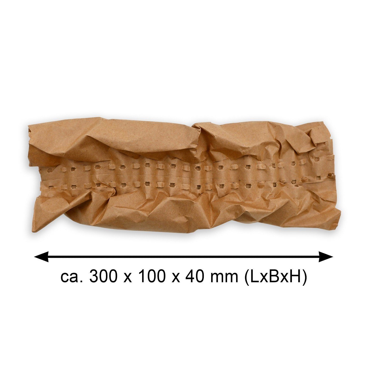 300 ca. 100 x mm x Packpapier St Stück, 100 Papierpolsterstreifen markenlose 100 40