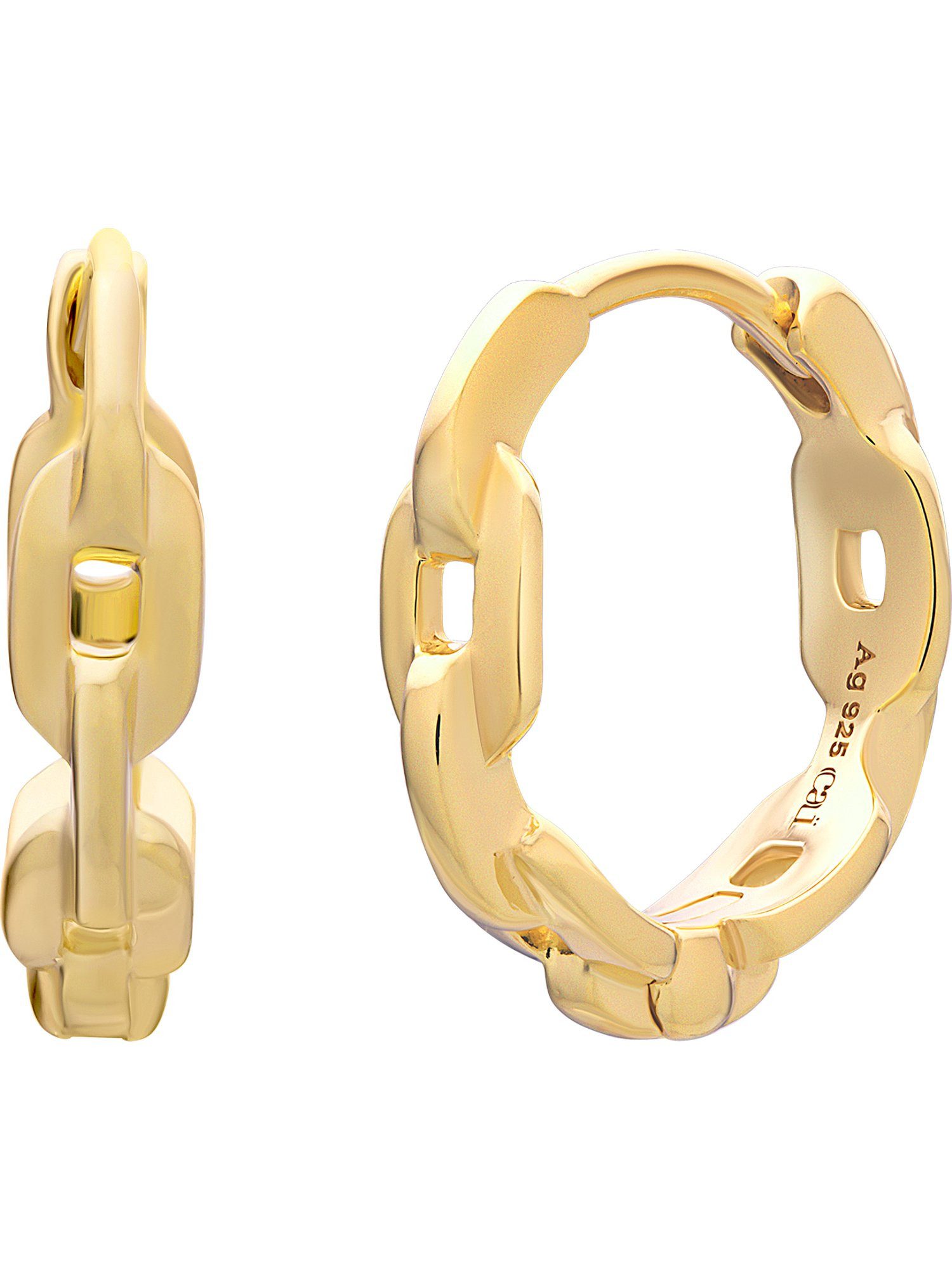 Paar Creolen Caï Damen-Creolen 925er Silber