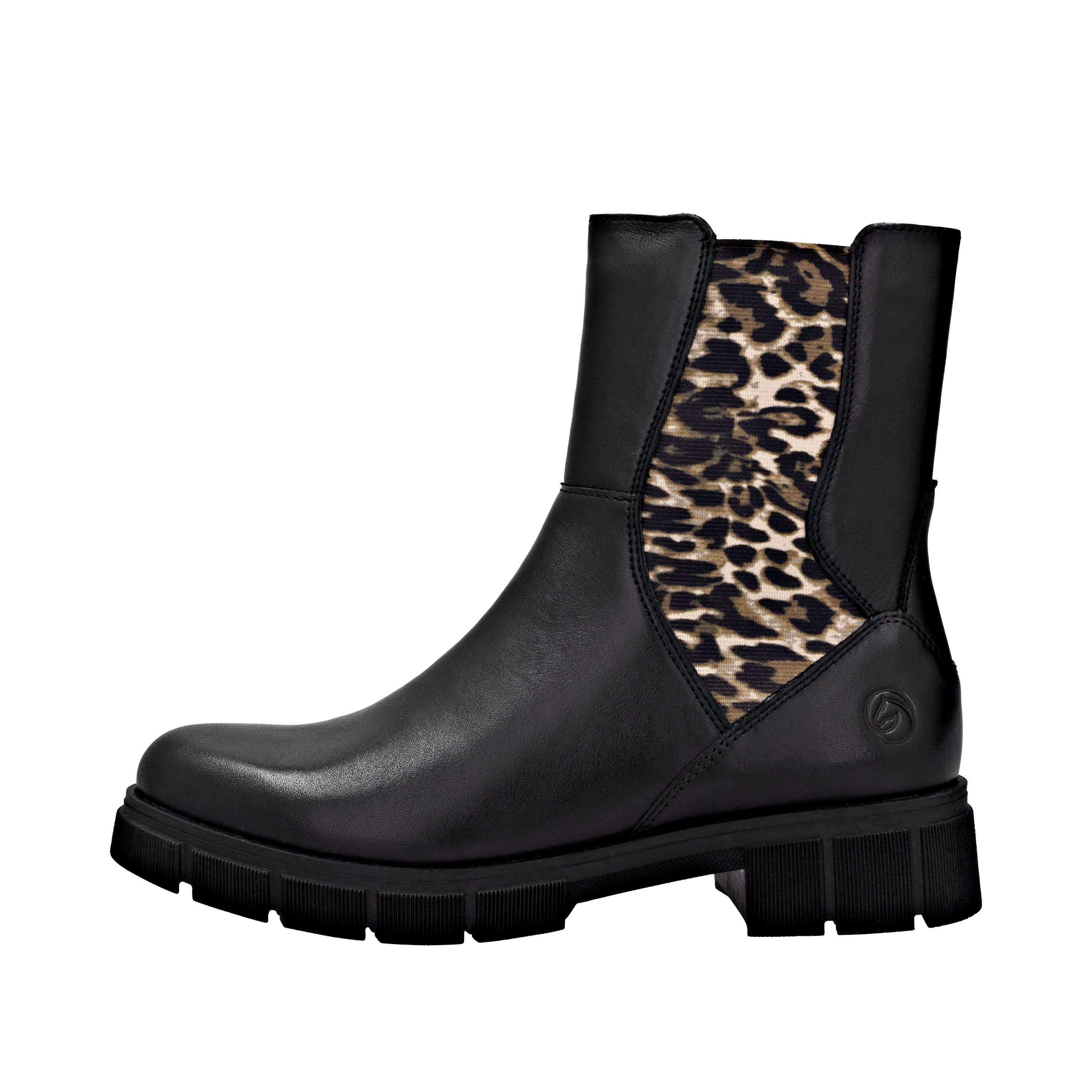 Remonte Chelseaboots Boots, Stiefelette, Profilsohle und Innenreißverschluss