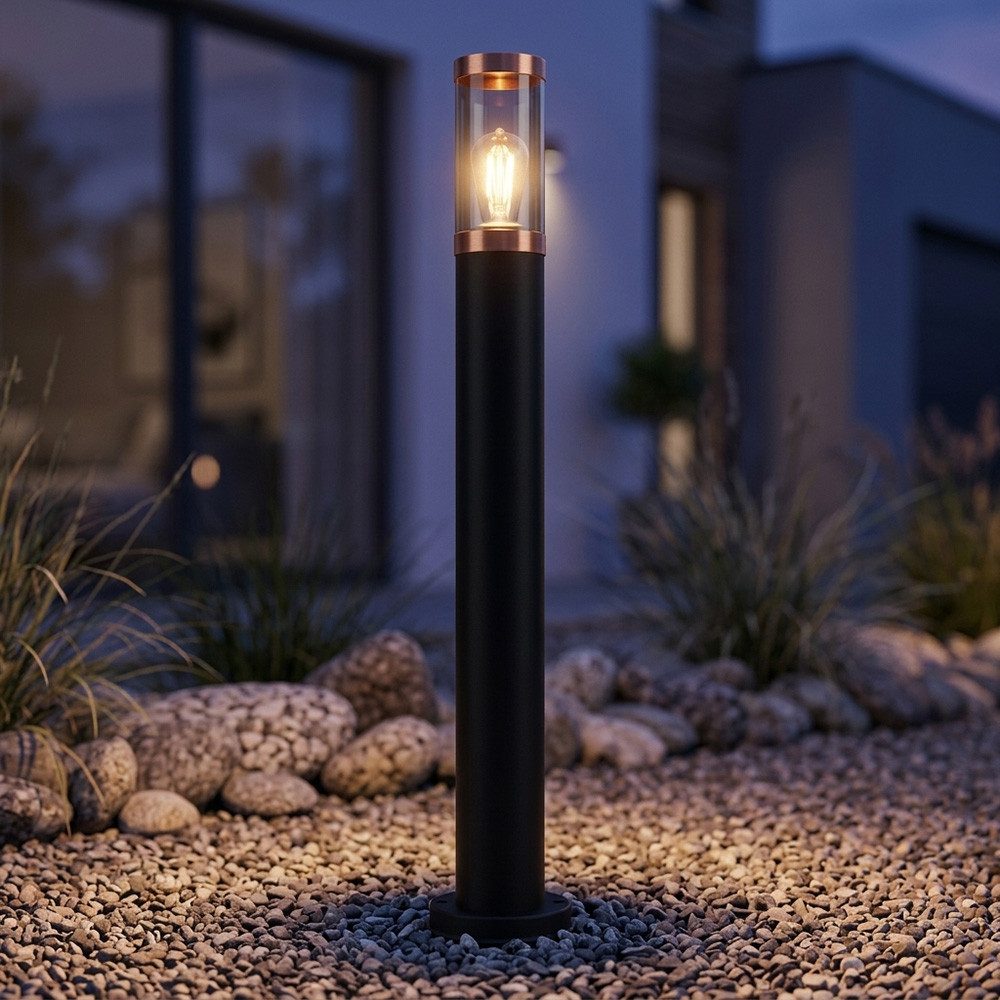 GLOBO LIGHTING Außen-Stehlampe, Leuchtmittel inklusive, Warmweiß, Stehlampe Garten Außen Aussenlampe Stehleuchte LED