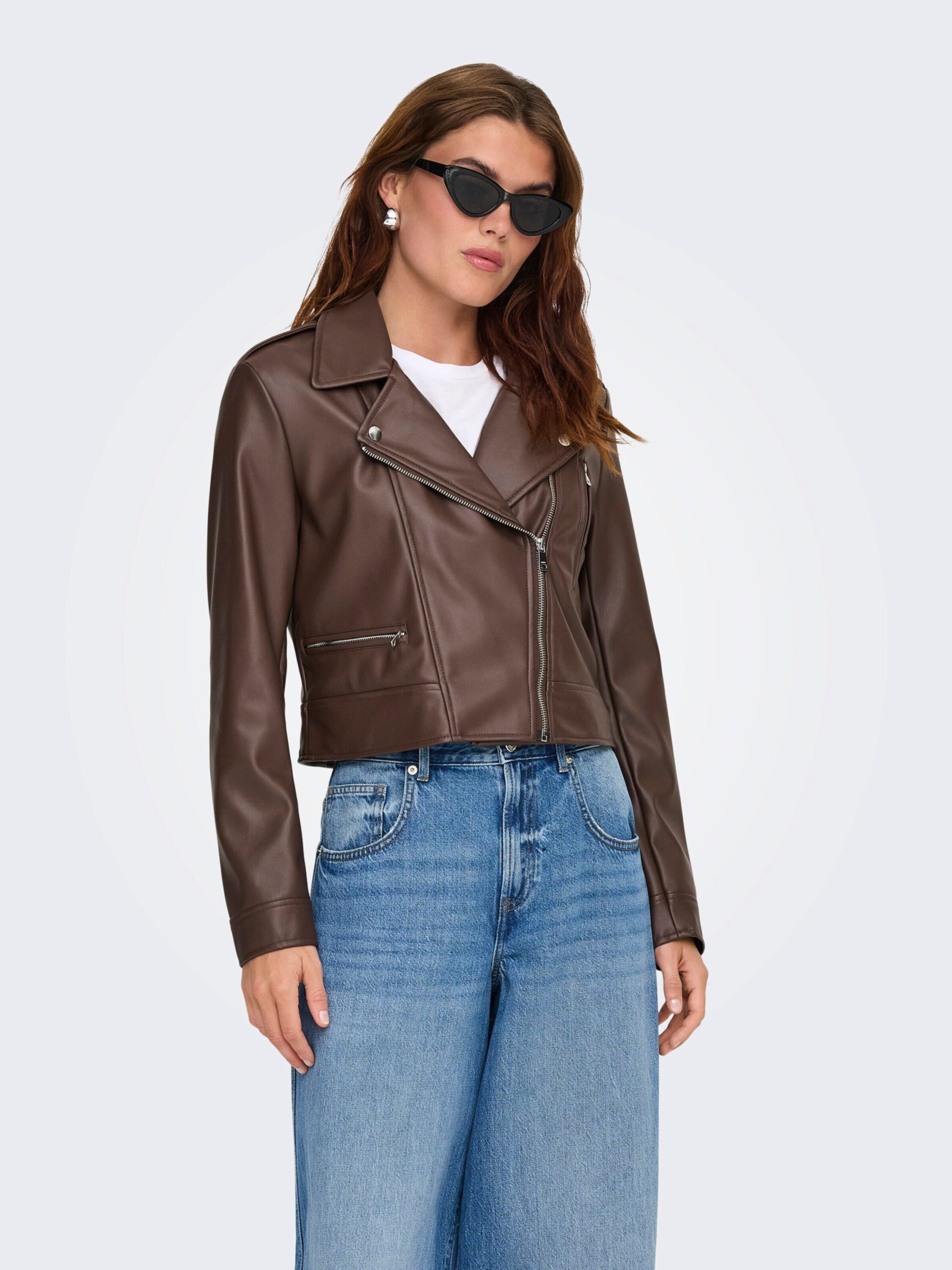 ONLY Bikerjacke ONLCARMEN (1-St)