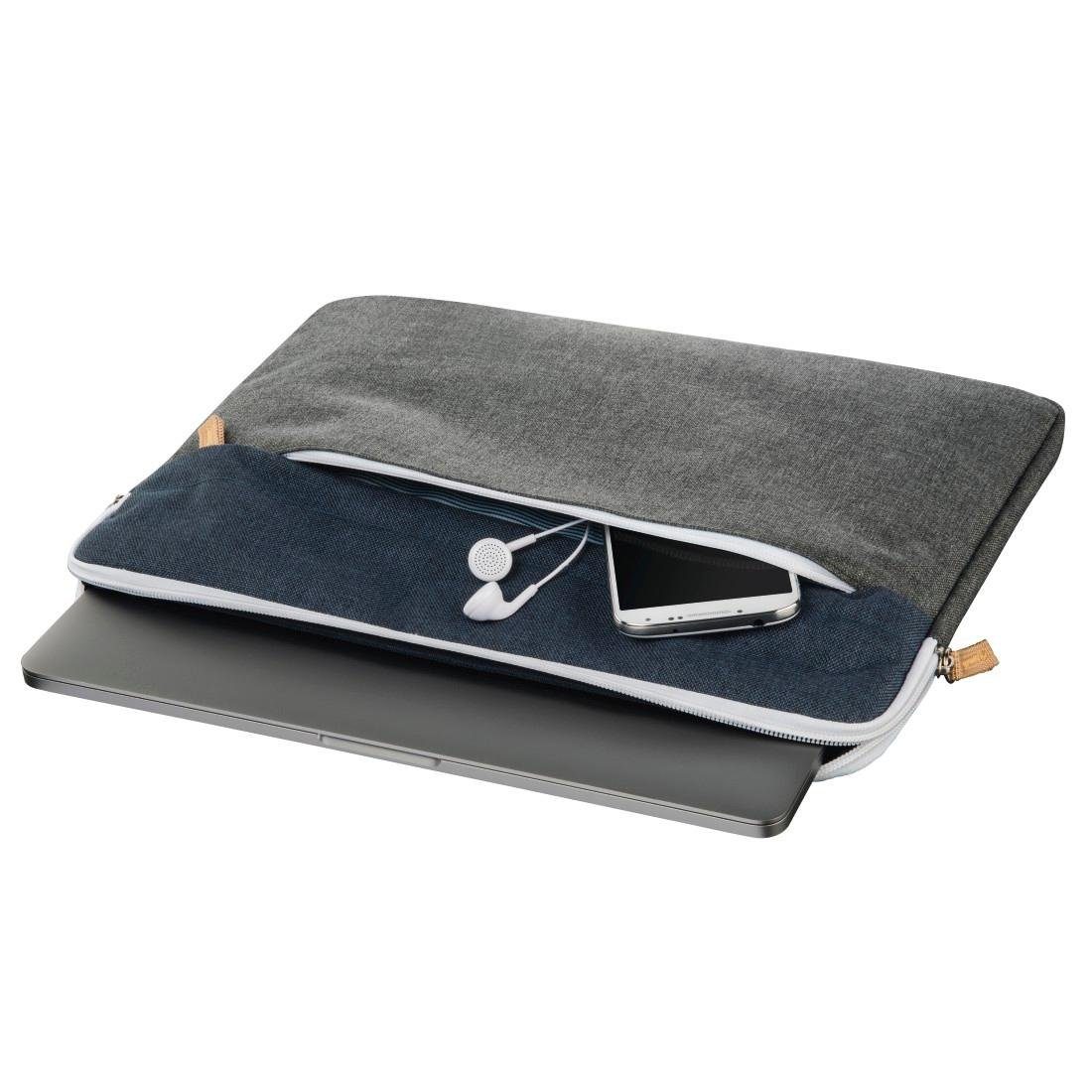 Hama Laptoptasche Laptop-Sleeve Florenz bis cm 13,3" 34 Tasche Marineblau/Dunkelgrau