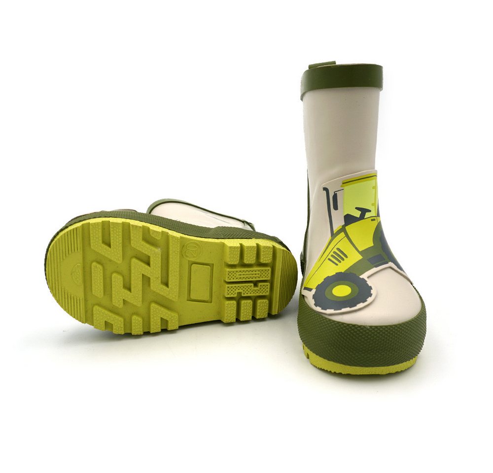 MAXIMO Gummistiefel (2-tlg) gefüttert, Profilsohle, reflektierende Details, wasserdicht, mit Patch