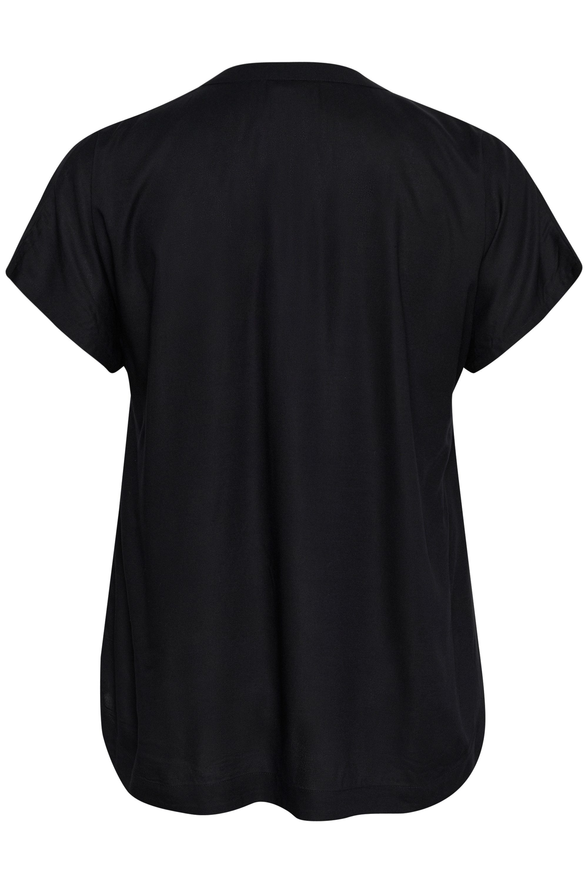 KAFFE Curve Kurzarmbluse Kurzarm-Bluse KCanny Große günstig online kaufen