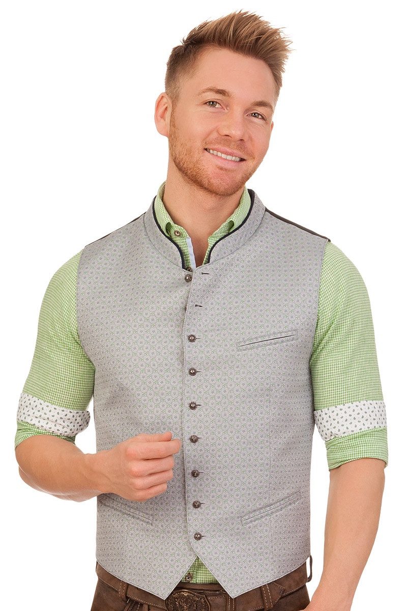 Hammerschmid Trachtenweste Trachtenweste - PATRICK - eisblau, schilf günstig online kaufen