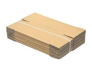 DanDiBo Versandtasche 10 x Faltkarton 470x235x230 mm 2-Wellig Stabil Versandkarton Karton Kartons Schachtel Faltschachtel Postkarton, zum Versenden / für Postsendungen