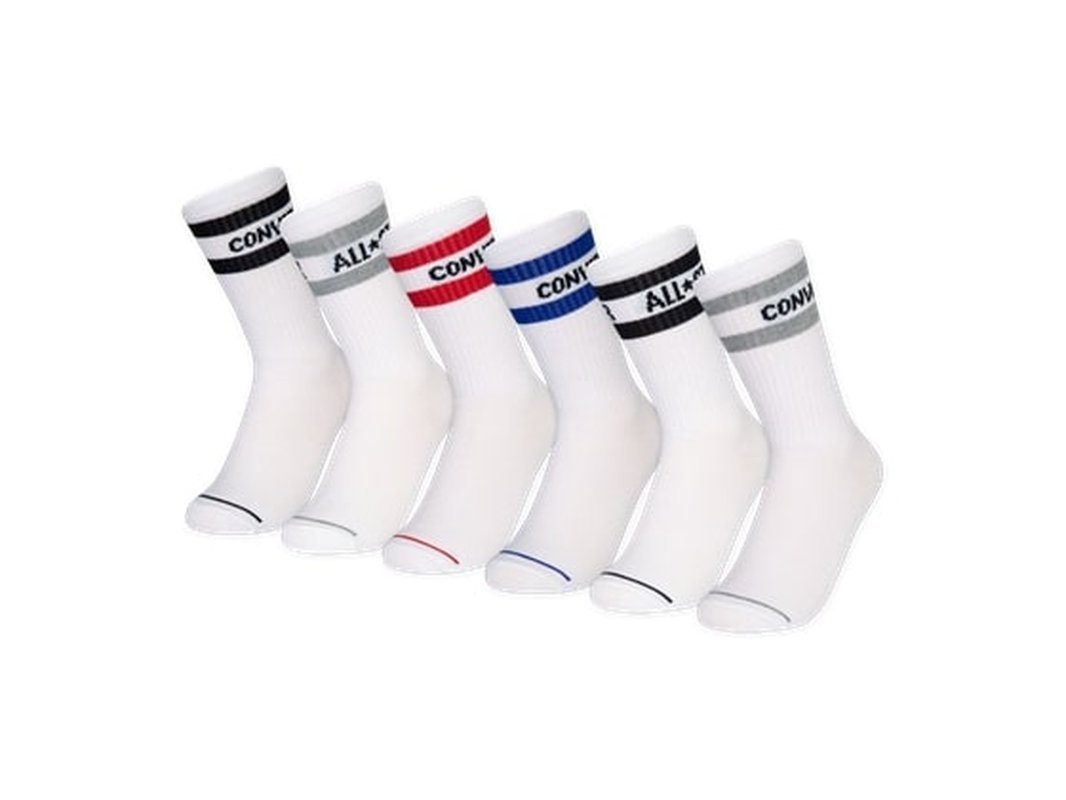 Converse Sportsocken WORDMARK CREW Kinder - für (6-Paar) 6PK