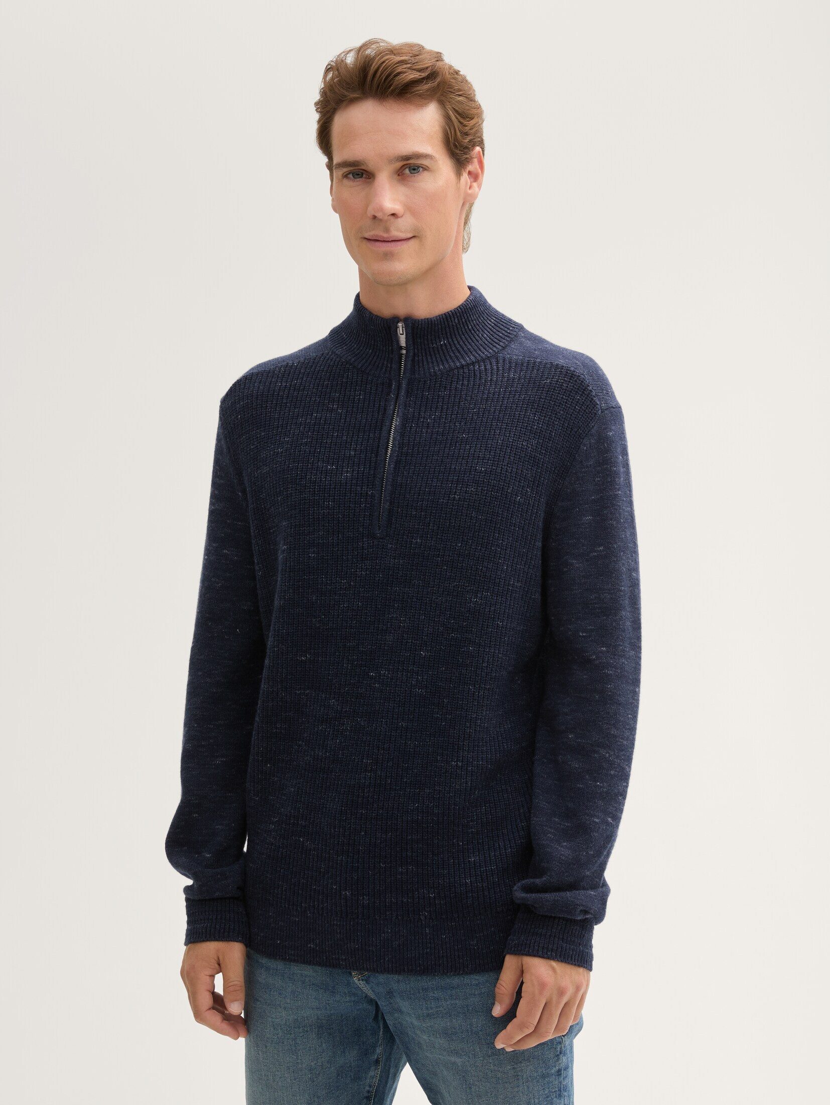 Cardigan Troyer Pullover mit Wollanteil