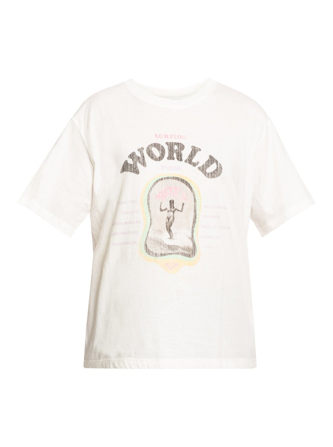 Roxy Oversize-Shirt Moonlight Sunset Snow White | T-Shirts