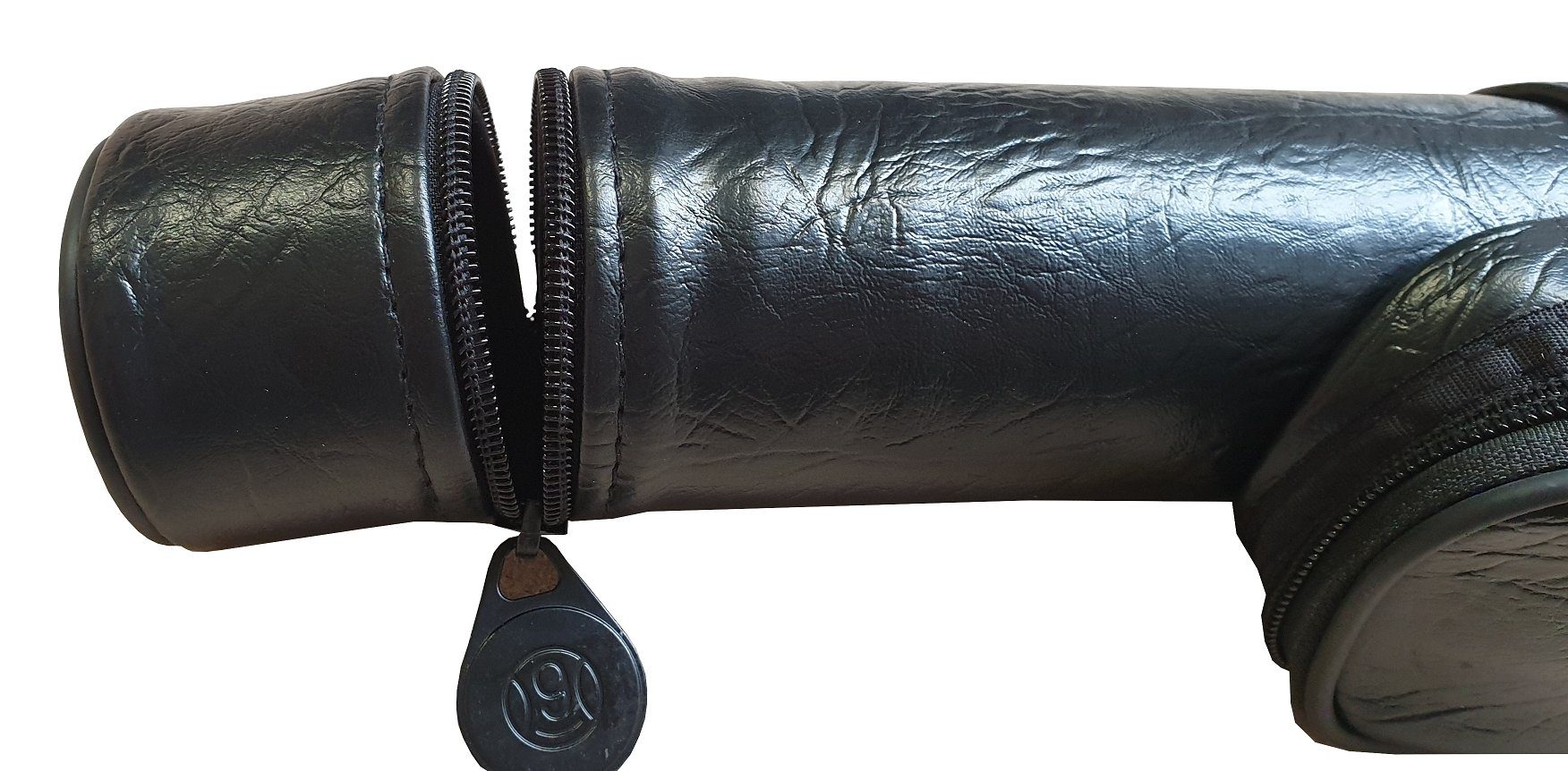 John West Billardqueue Billard Queue Köcher Tasche Schwarz + Zubehörtasche & Tragegurt, (1-tlg)