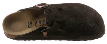 Birkenstock BOSTON LEVE Clog Flats, Slides, Hausschuh mit verstellbarer Schnalle, schmale Form