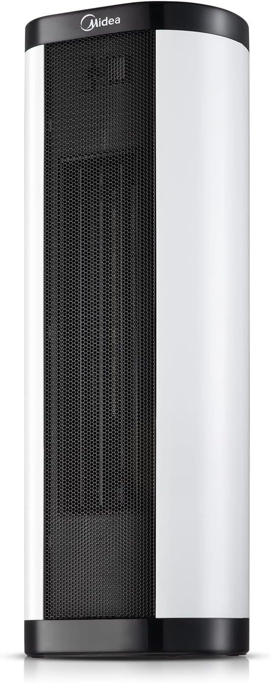 Midea Тепловентиляторы NTH20 - 17BR Heizkörper Нагреватели Keramik GS zertifiziert 24H Timer, 2000 W, mit Fernbedienung, mit Thermostat, 2 Heizstufen