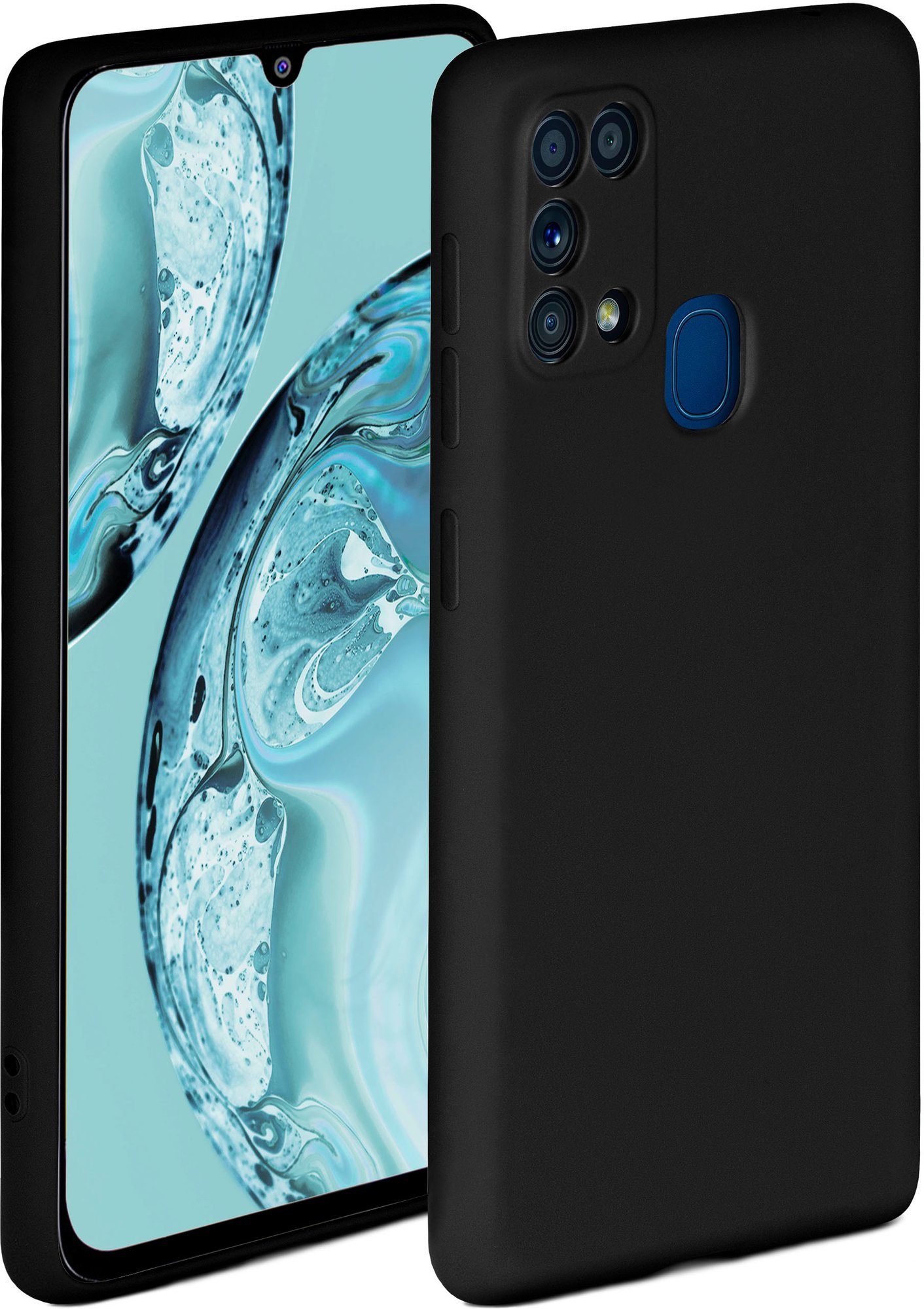 ONEFLOW Handyhülle ONEFLOW® Soft Case für Samsung Galaxy M31, Hülle aus Silikon, Back Cover mit Kameraschutz, weiche Silikonhülle
