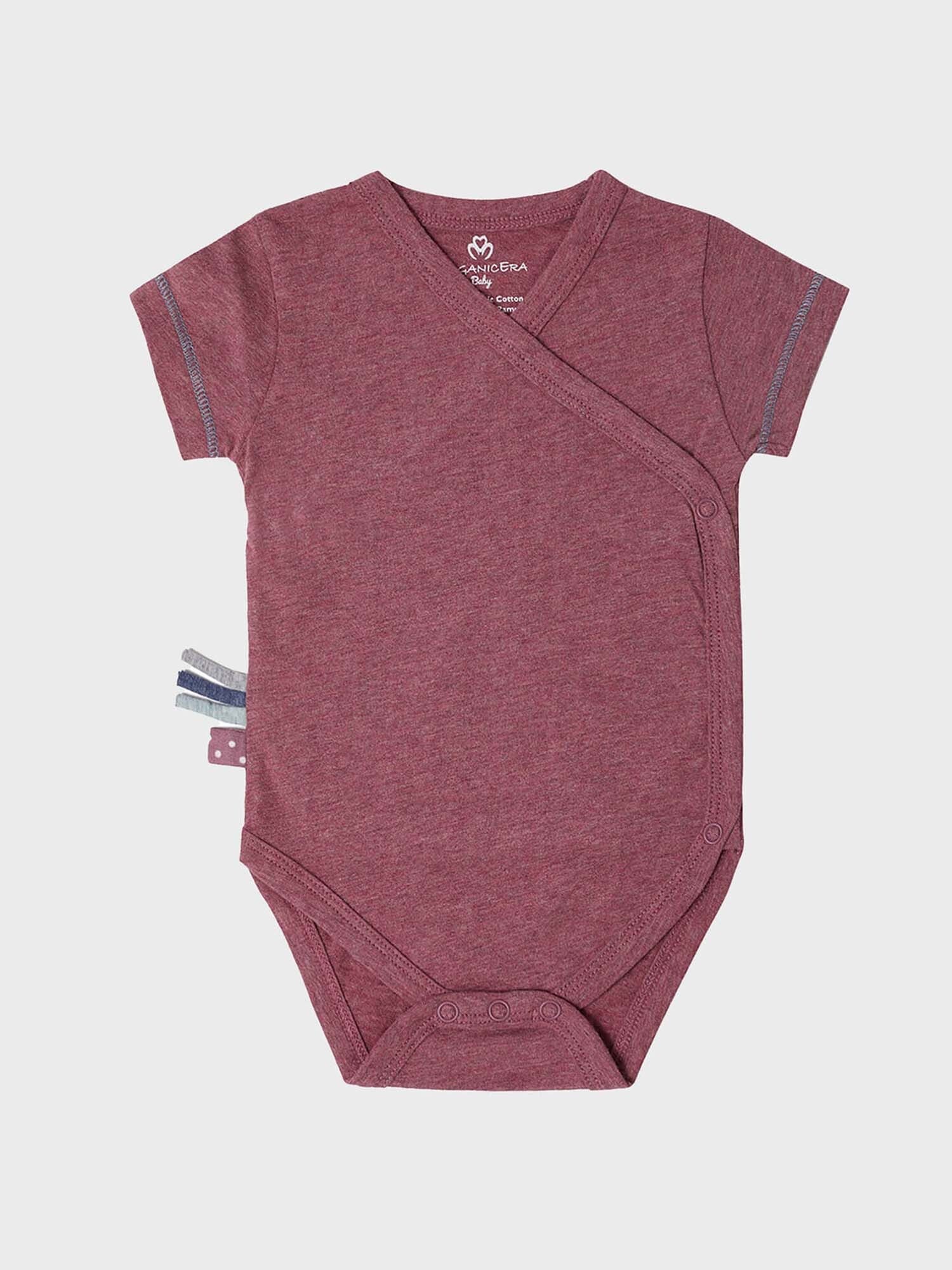 Kurzarmwickelbody Baby Wickel-Kurzarmbody aus Bio-Baumwolle