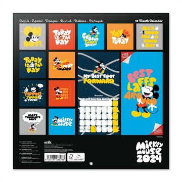 Grupo Erik Wandkalender Disney Mickey Mouse 2024 Kalender