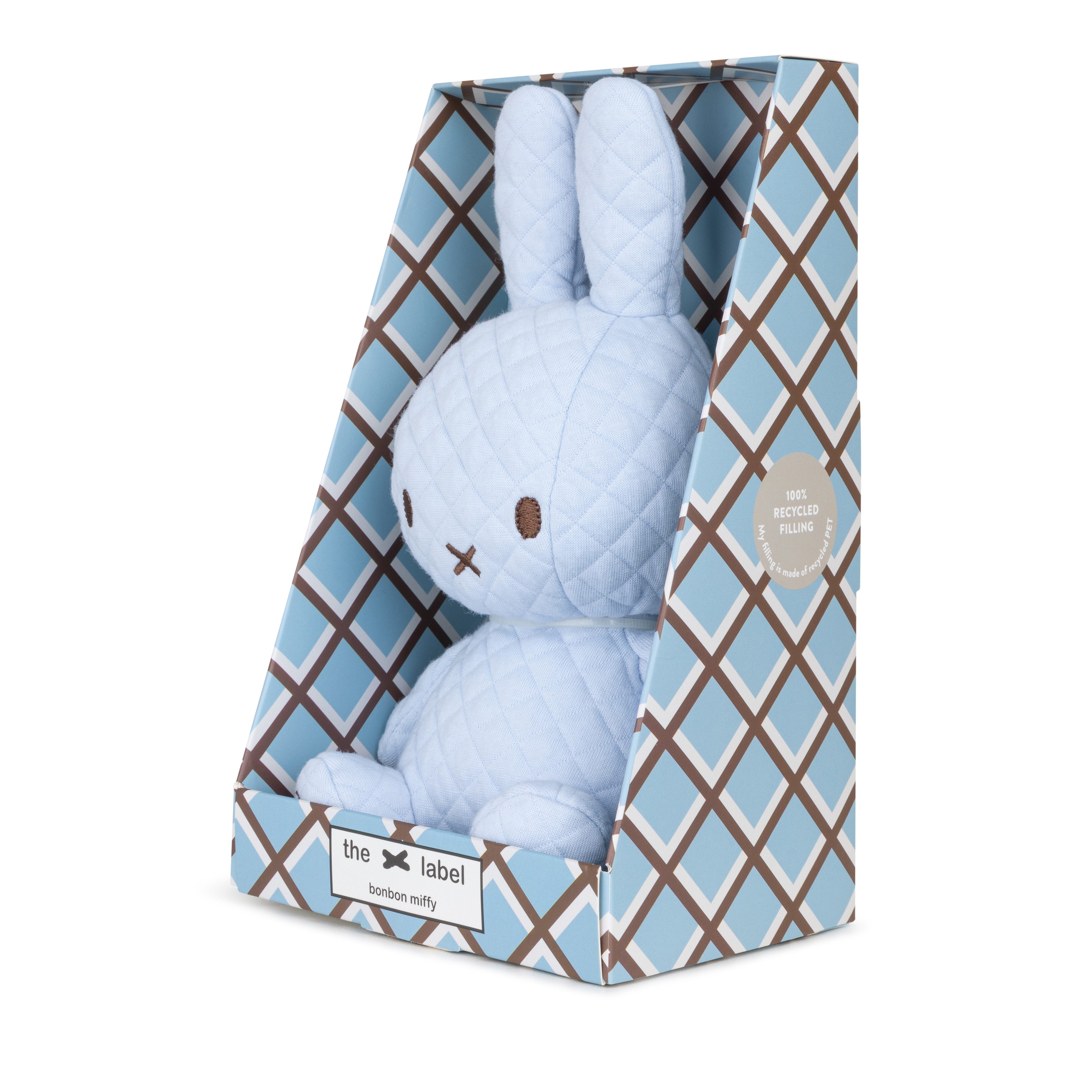 Bon Ton Toys Kuscheltier Bon Ton Toys Miffy the X Label Bonbon Miffy Blue Kuscheltier