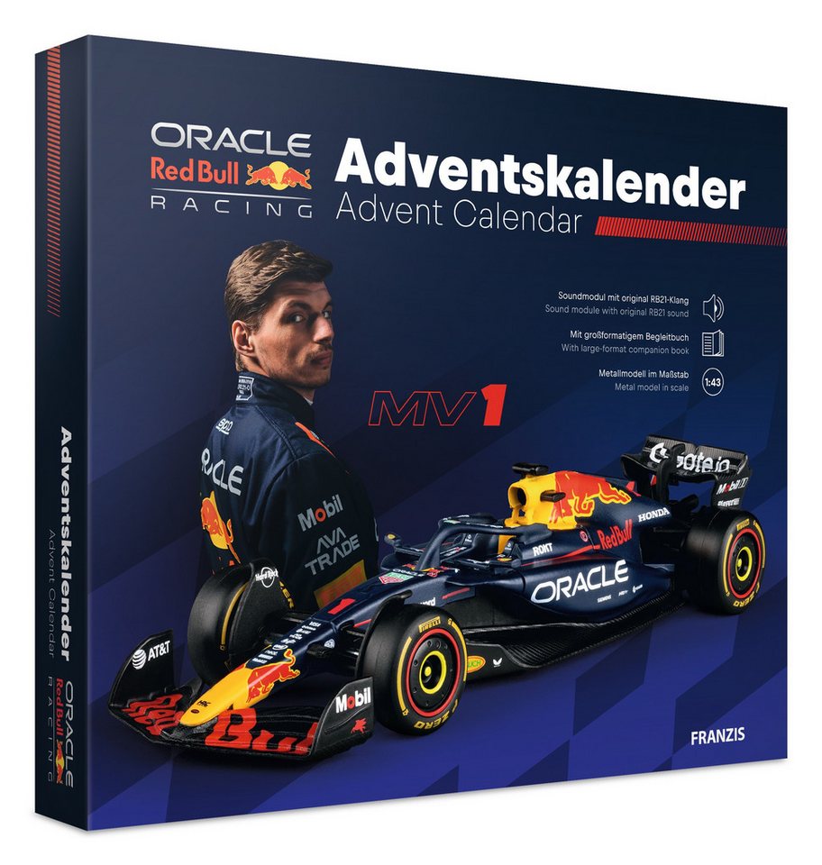 Franzis Adventskalender Oracle Red Bull Racing Adventskalender Formel 1
