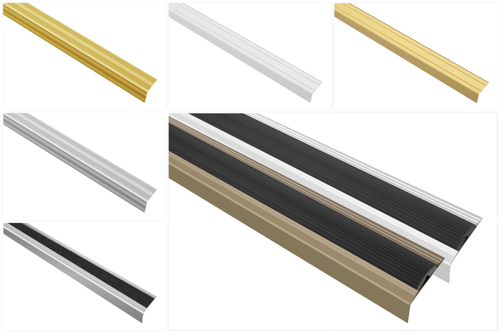 Effector Winkelprofil A40 (Treppenkantenschutz aus eloxiertem Aluminium (1,2 Meter Gold) Eckprofil Stufenprofil Alu Kantenschutz Treppe Profile)