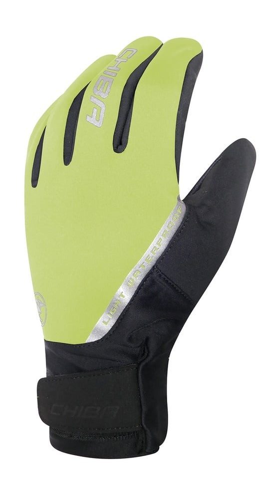 Chiba Fahrradhandschuhe Softshell Waterproof neongelb - 1 Paar günstig online kaufen