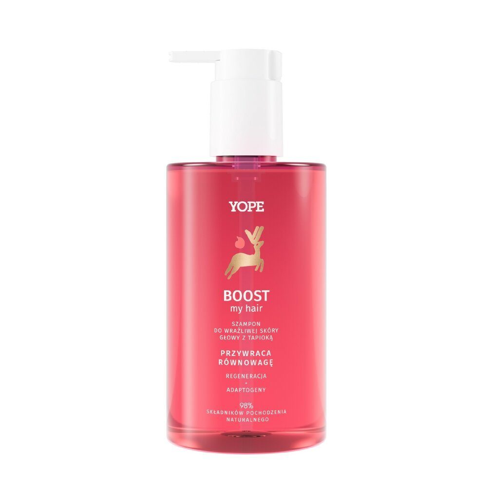 YOPE Haarshampoo Boost My Hair Shampoo für empfindliche Kopfhaut mit Tapioka 300ml