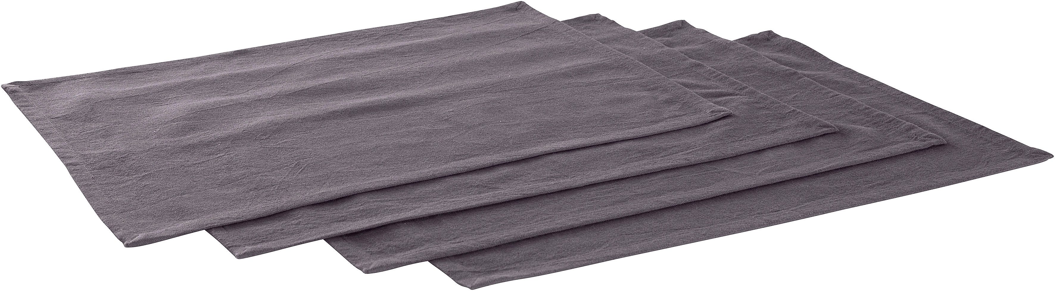 LeGer Home by Lena Gercke Platzset Liaa, (4-St), Baumwollqualität mit Leinenanteil, schöne Haptik, Deko, Maße 30x40 cm. € 19,99