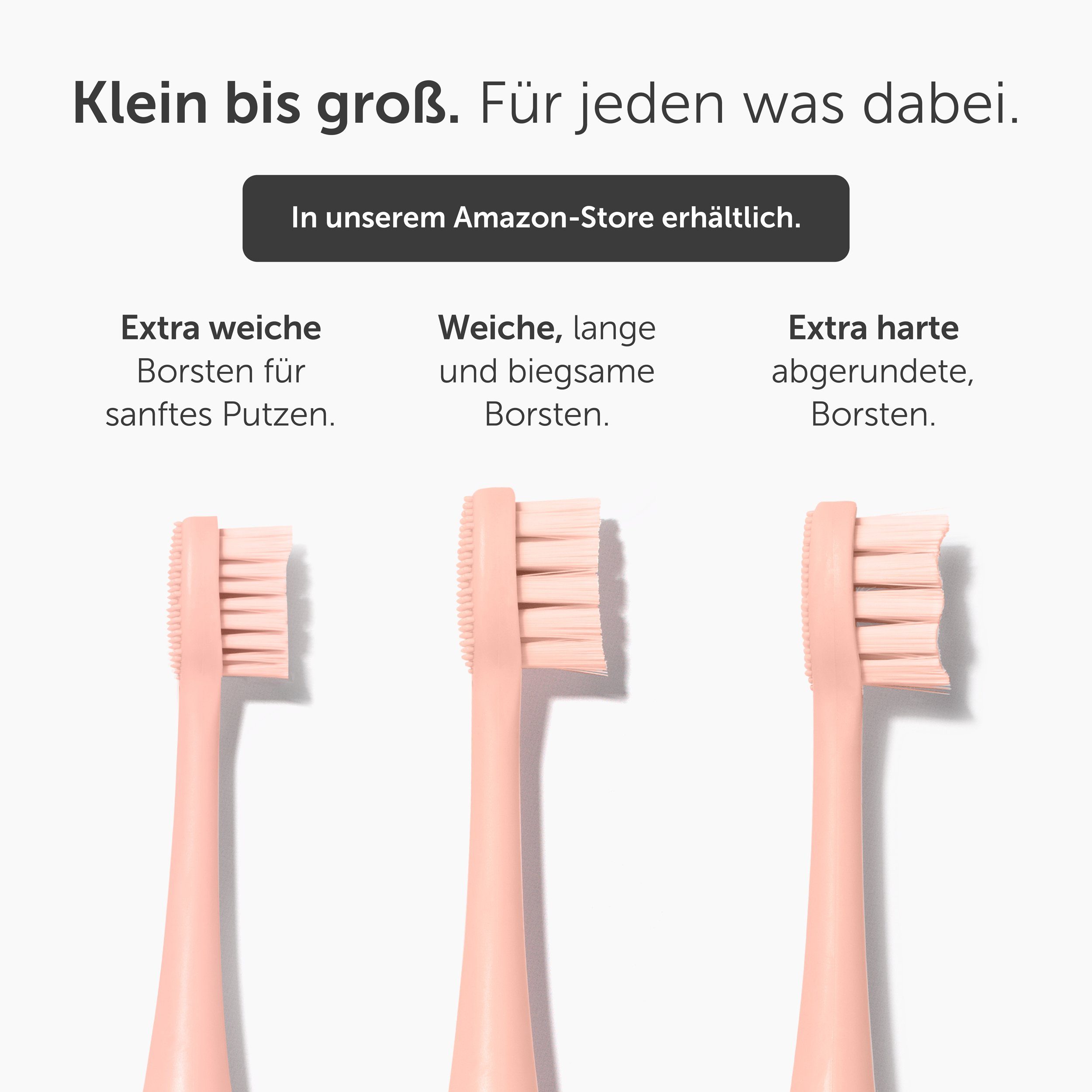 Wondersmile Aufsteckbürsten Bürstenköpfe (Soft), 4 St.