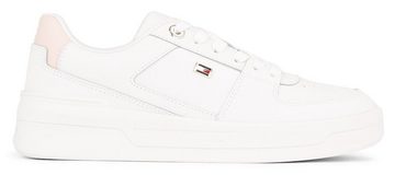 Tommy Hilfiger FLAG BASKET SNEAKER Plateausneaker mit seitlicher Logoflagge, Freizeitschuh, Halbschuh, Schnürschuh