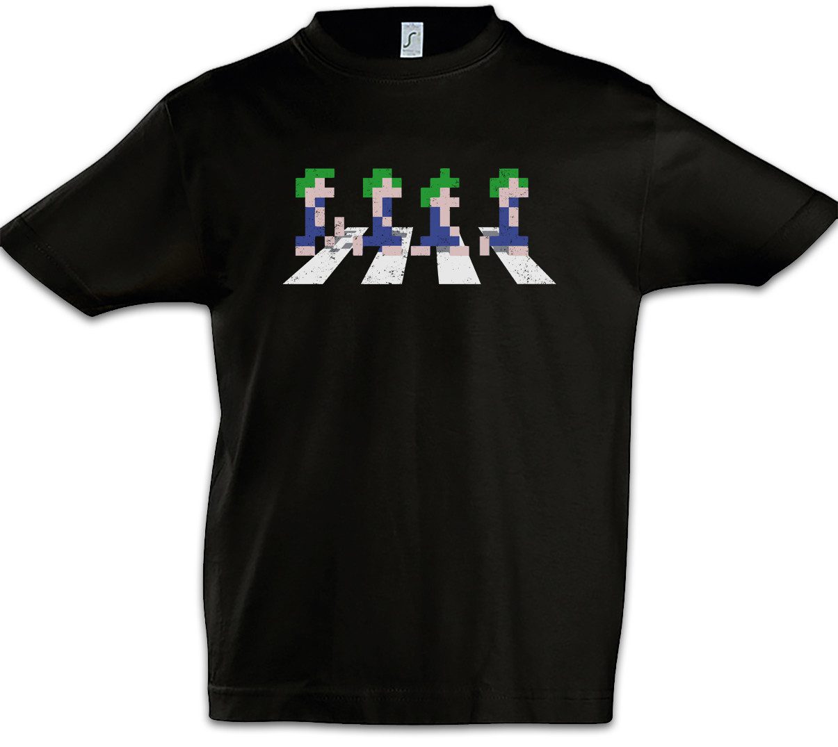 Print-Shirt Lemmings Road Kinder T-Shirt Video Game Gamer Geek Nerd Lemminge