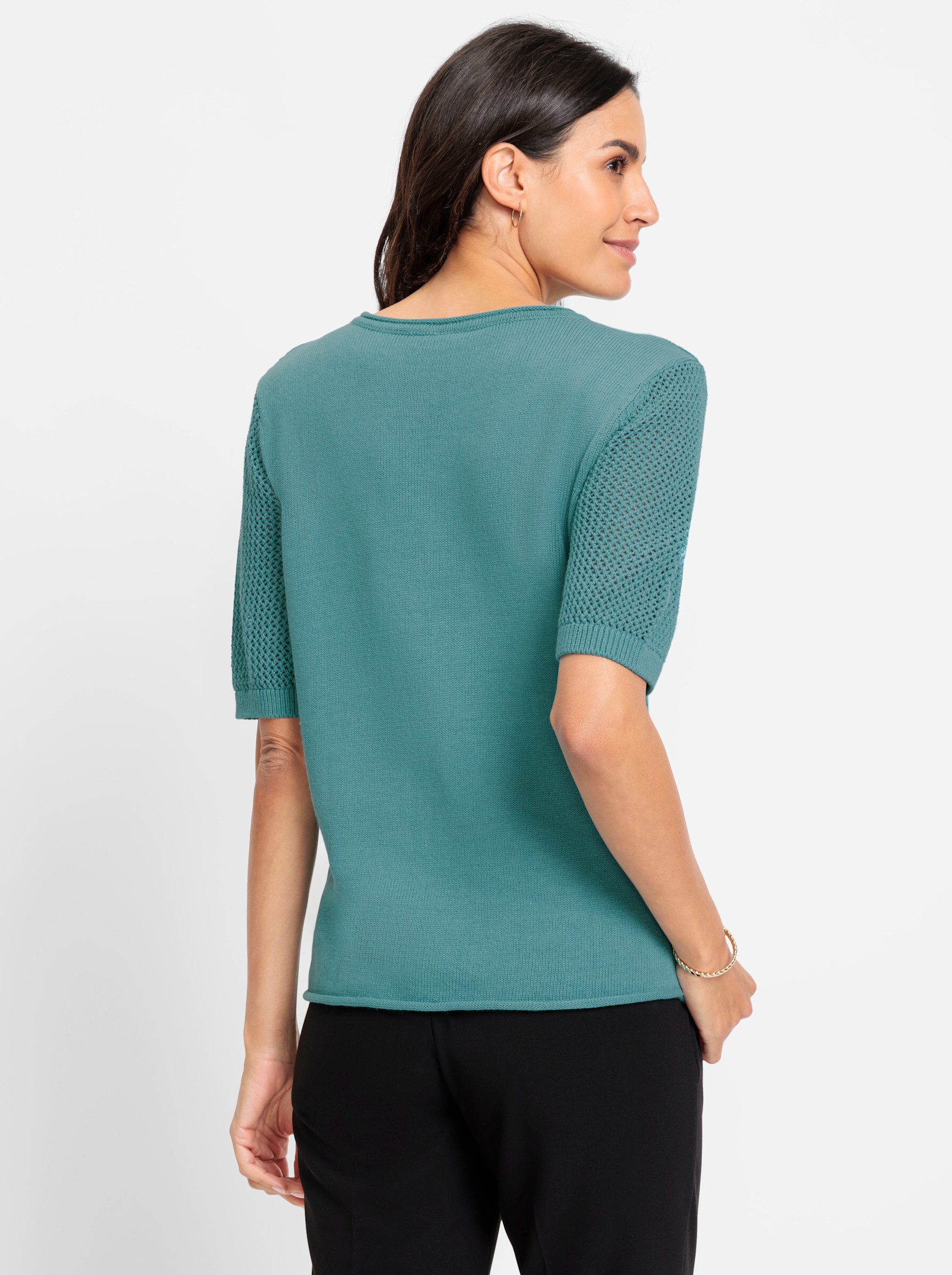 Witt Strickpullover Kurzarmpullover .