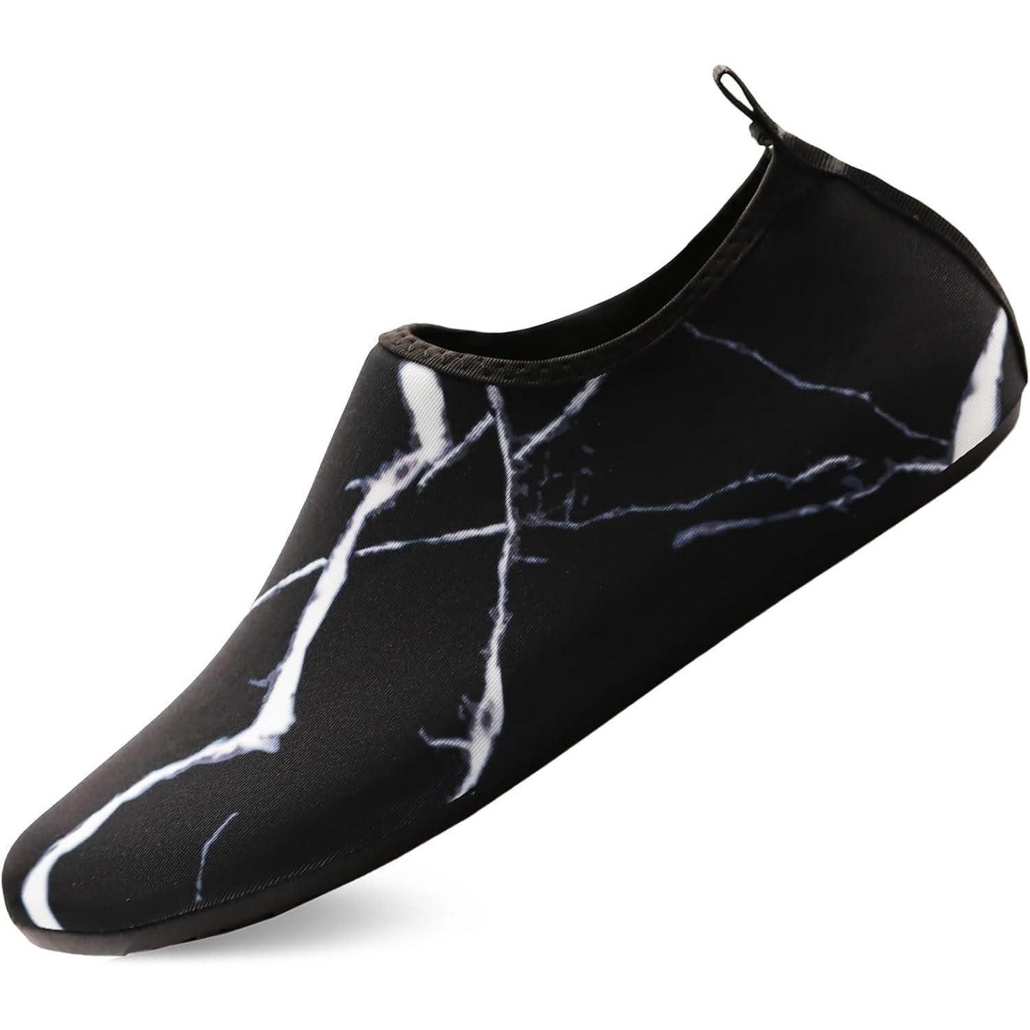 Wasserschuhe Herren Damen Aquaschuhe Strandschuhe 40 41 EU 31 Schwarz Wasserschuh