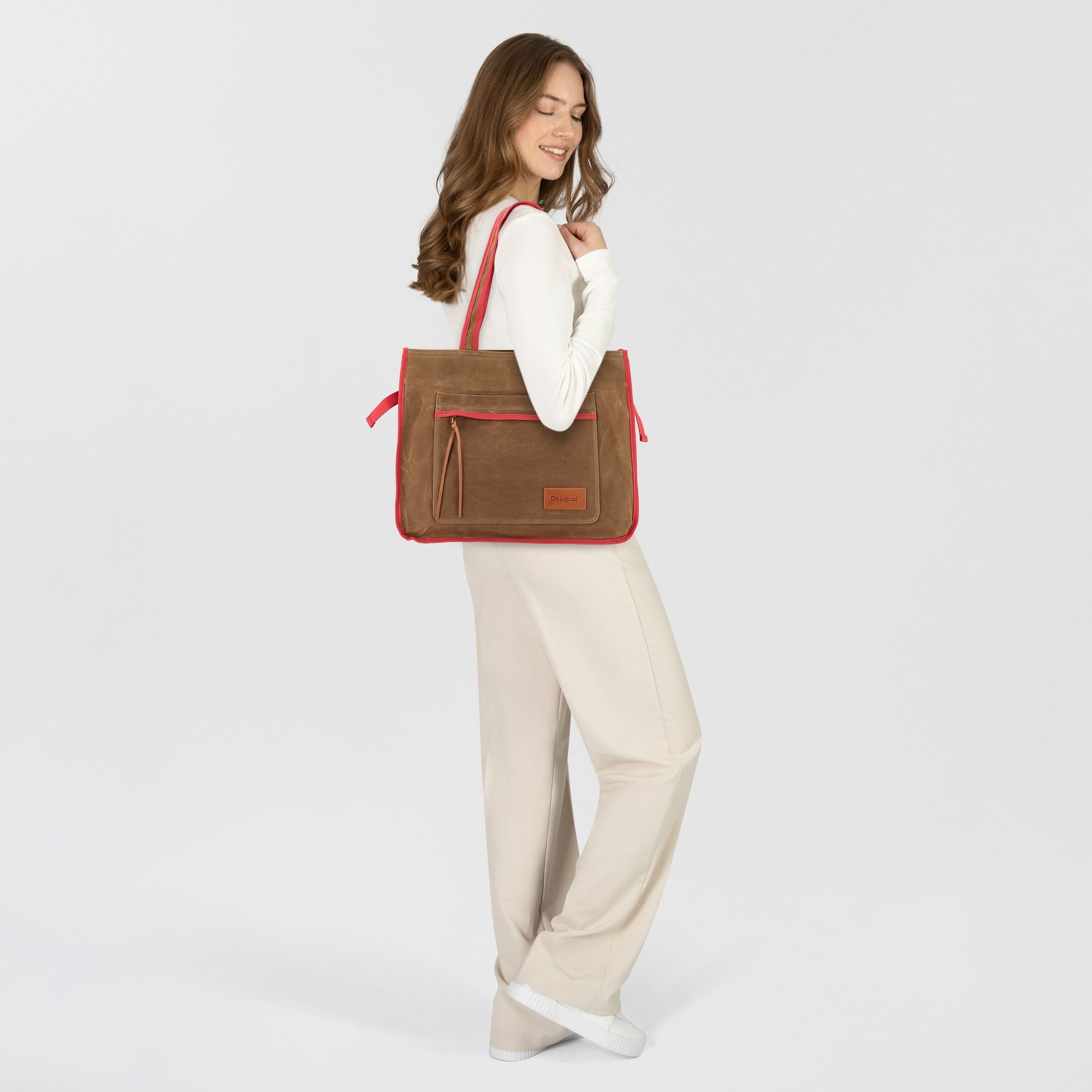 Desigual Shopper Mediterraneo, Polyurethan