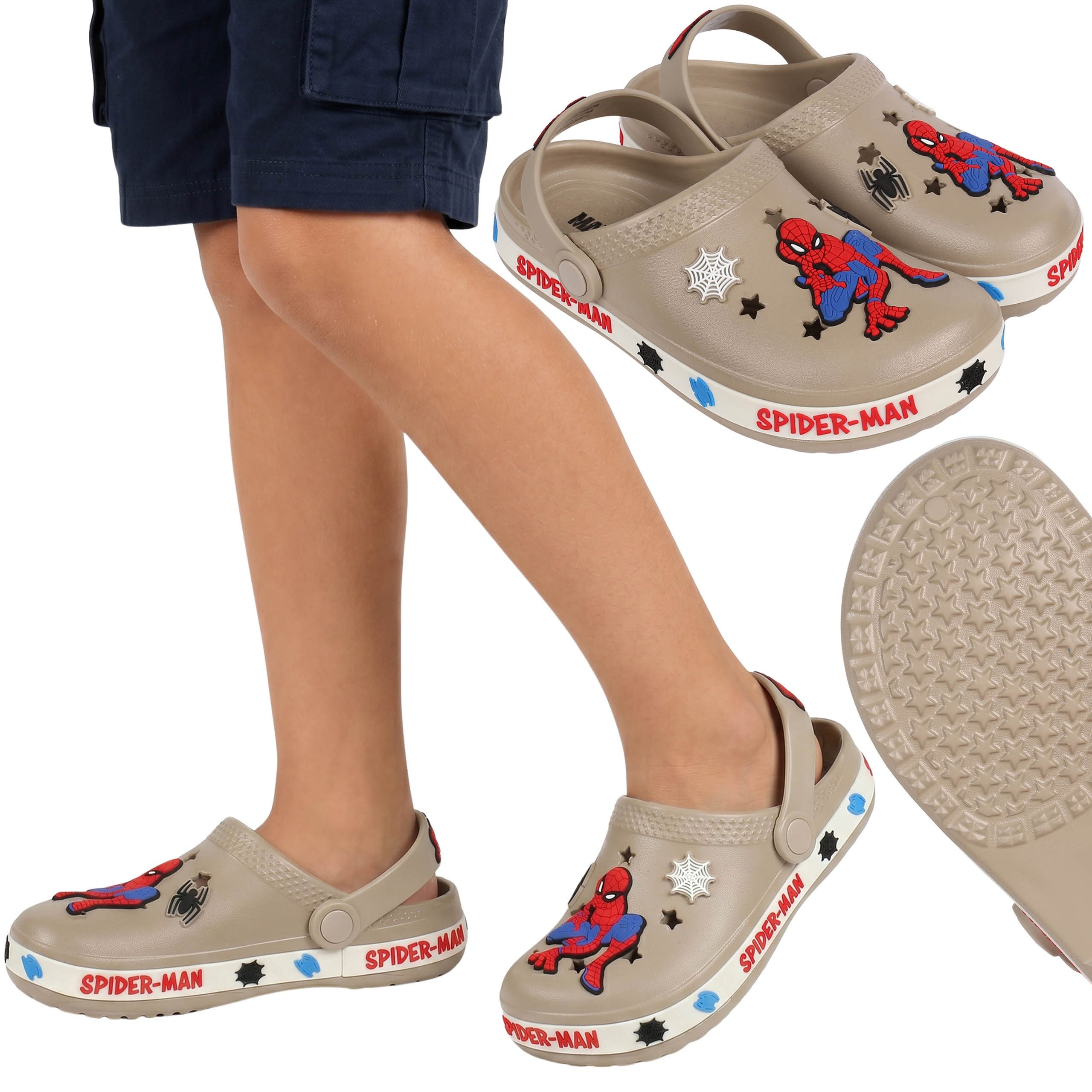 Spiderman Spider-Man Badeschuhe für Jungen mit EVA-Sohle Clog