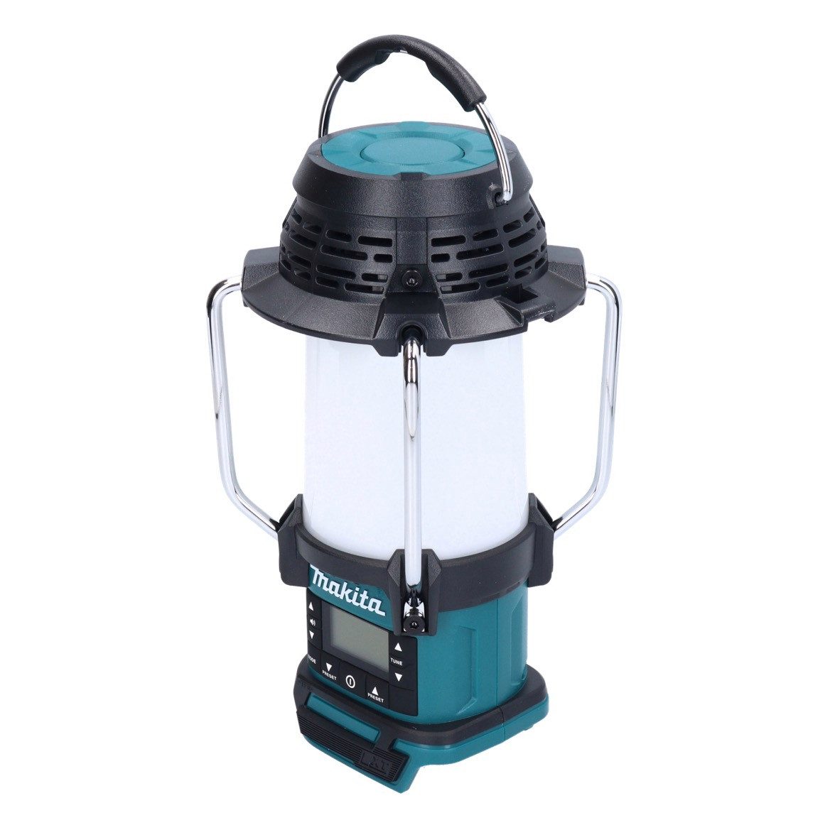 Makita DMR 055 Akku Radio 18 V FM mit Laterne 360° Taschenlampe Solo Baustellenradio