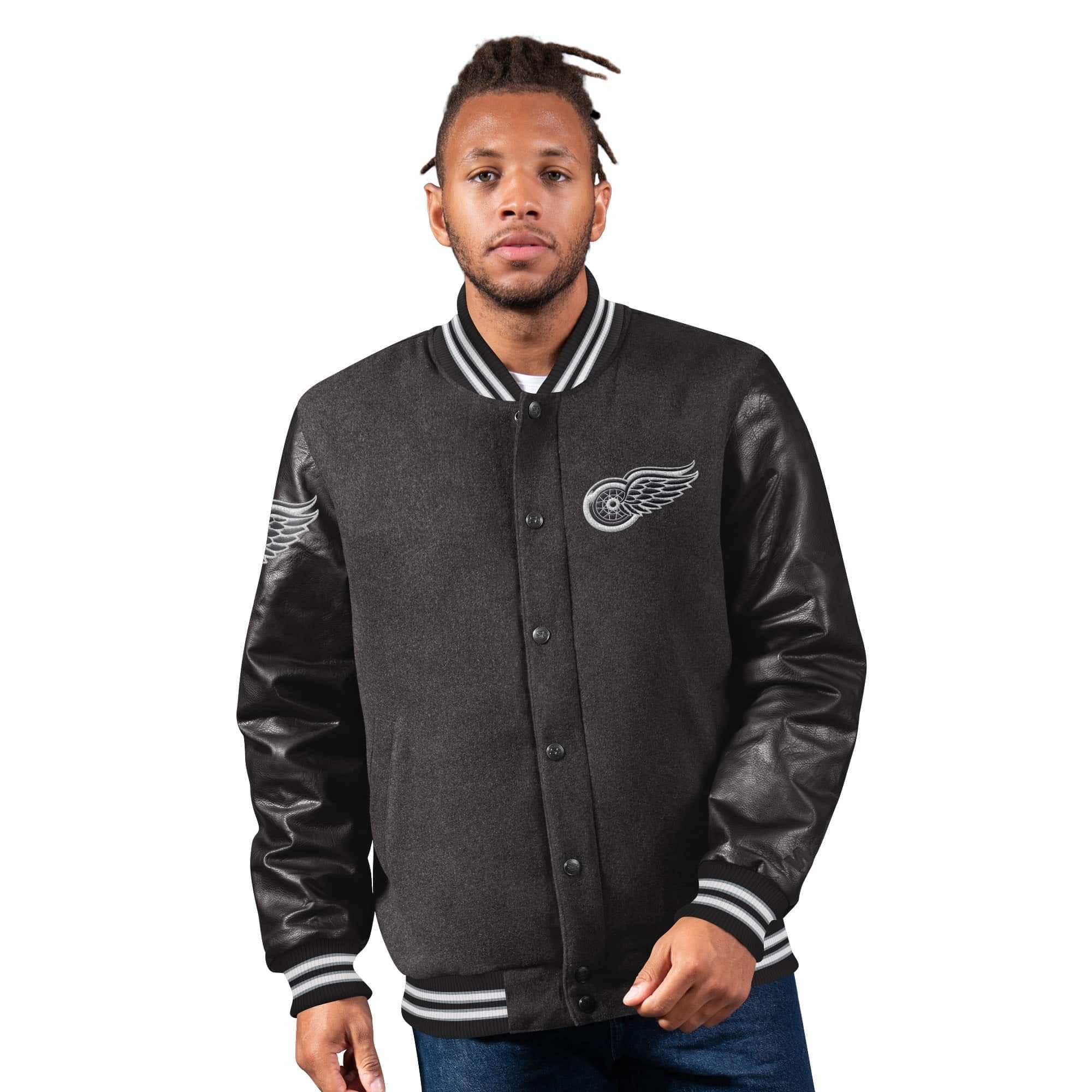 Starter Bomberjacke Starter Jacke Detroit Red Wings First Rounder / Varsity günstig online kaufen