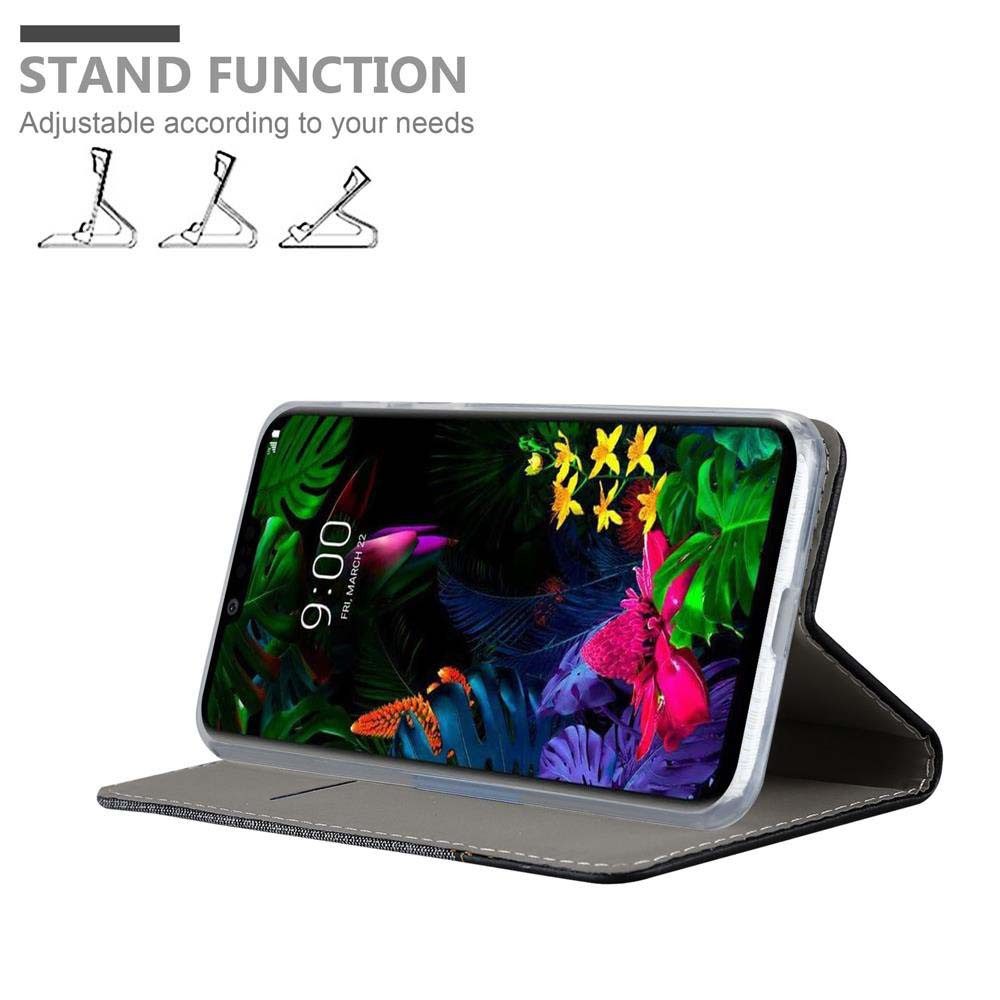 Cadorabo Handyhülle für LG G8 Hülle LG G8, Klappbare Handy Schutzhülle - Hülle - mit Standfunktion und Kartenfach