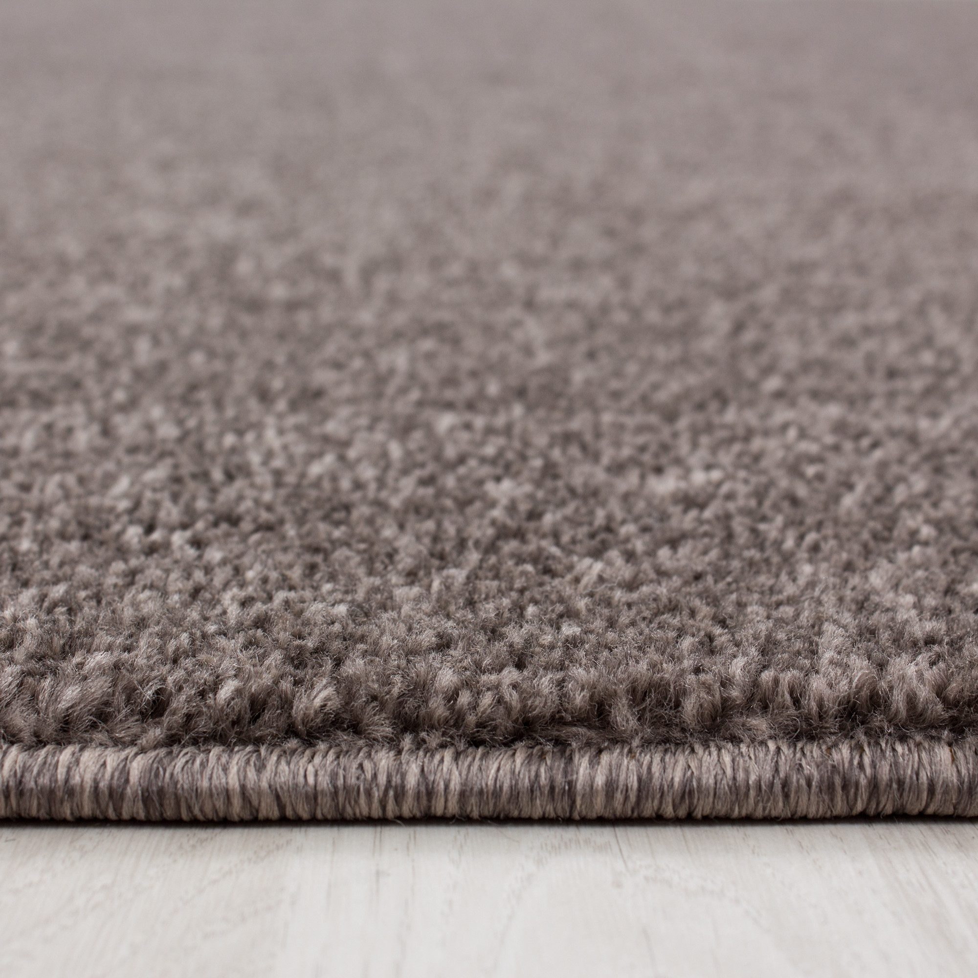 Carpettex Kurzflor-Bettumrandung Unicolor - Einfarbig, Höhe günstig online kaufen
