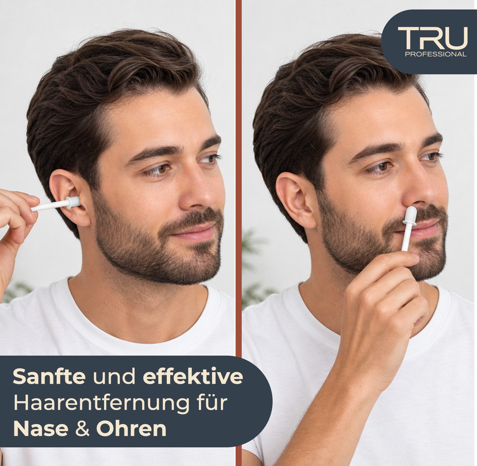 TRU Enthaarungswachs Wax Sticks, 24 St., Mit Föhn aktivierbar, ohne Wachserhitzer, hygienisch einzeln verpackt
