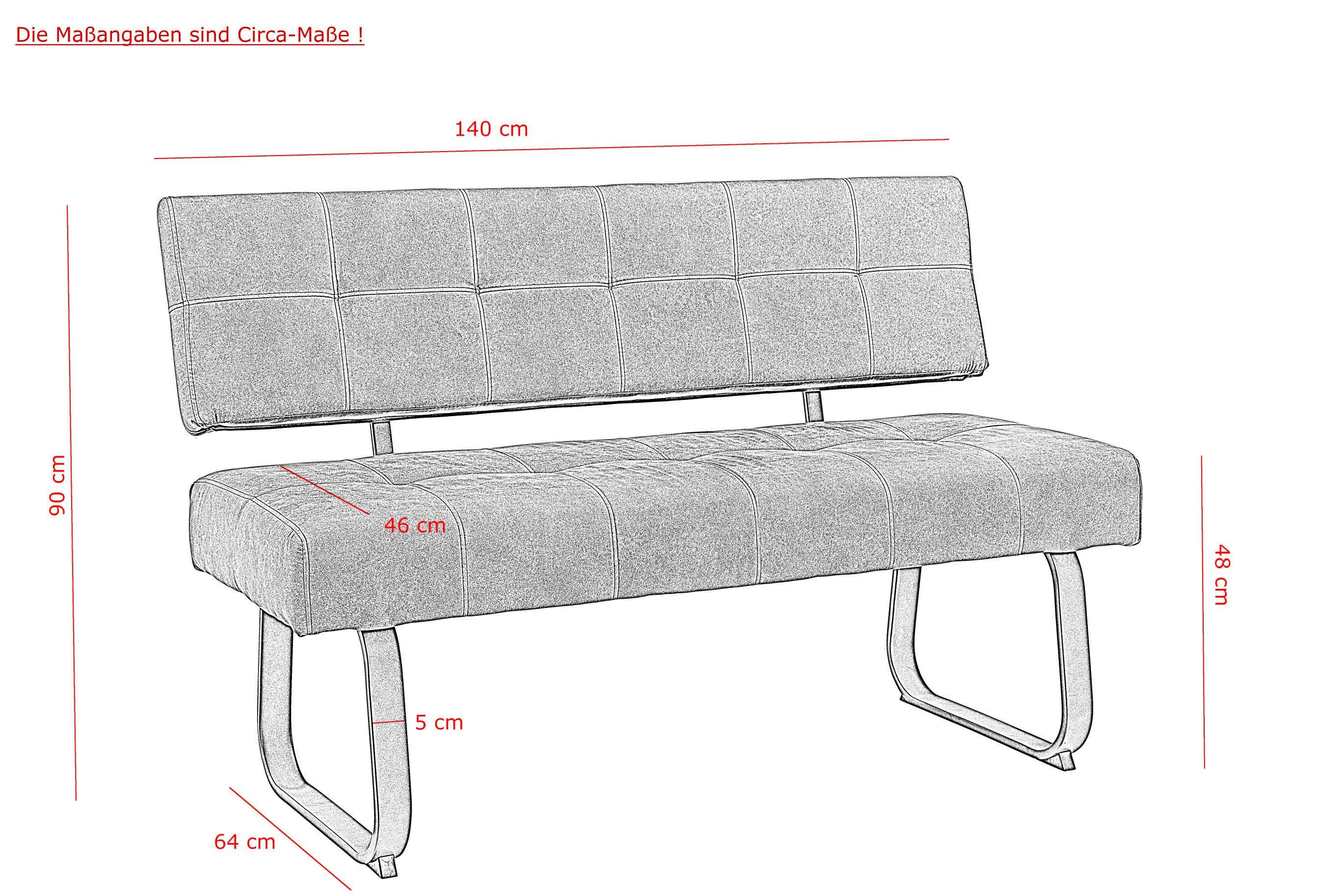 HELA Essgruppe Luise I G Tisch Sitzbank Stühle, (Set, 4-tlg), Ausziehtisch 140 - 180 cm Esszimmer Bestseller