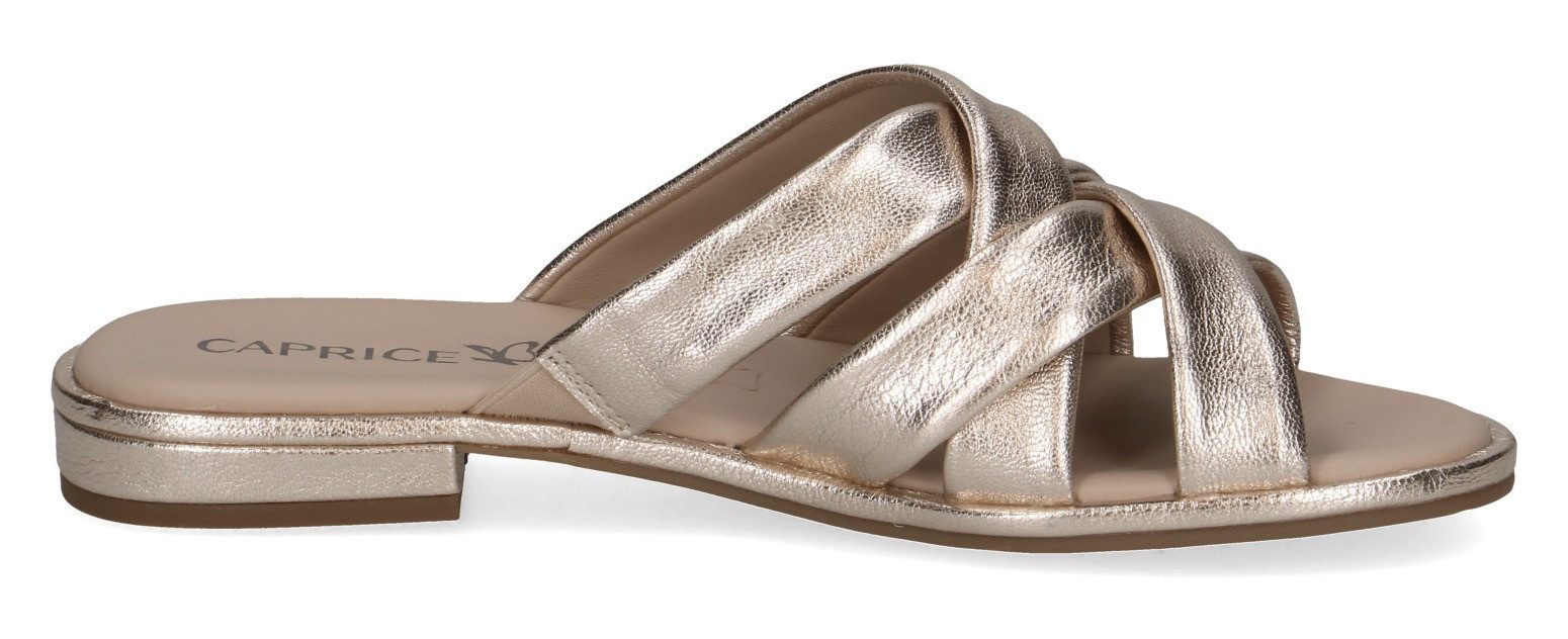 Caprice Pantolette, Blockabsatz, Sommerschuh, Schlupfschuh mit Kreuzbandage günstig online kaufen