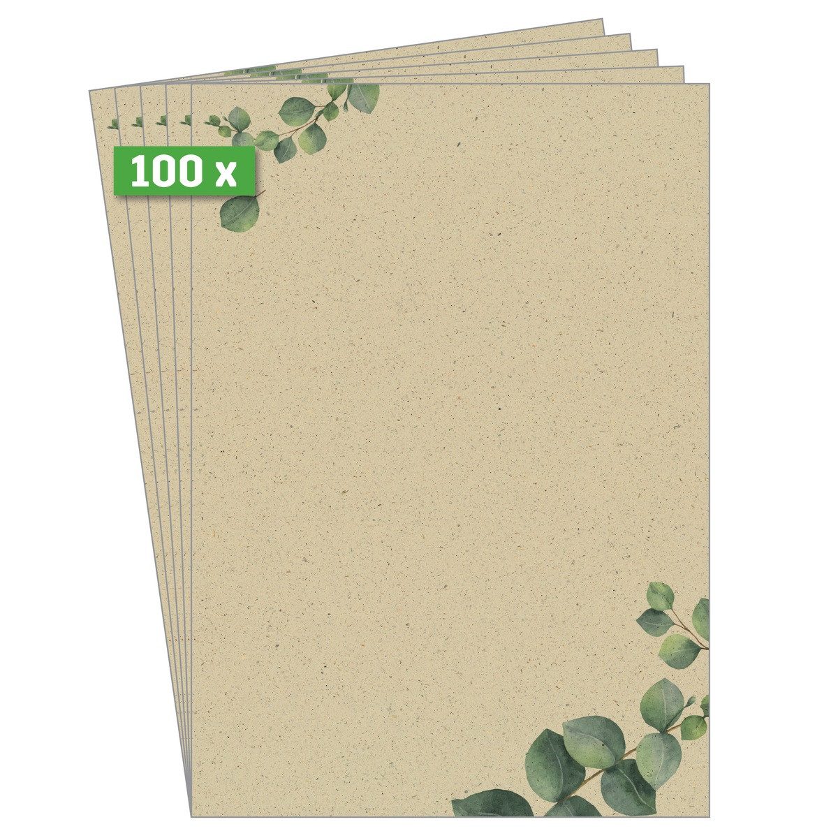 Sigel Motivpapier Motivpapier Eucalyptus DIN A4 100g/m² 100 Blatt