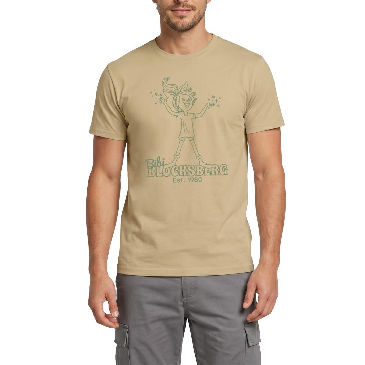 Spreadshirt T-Shirt Bibi Blocksberg Est. 1980 Männer T-Shirt (1-tlg)