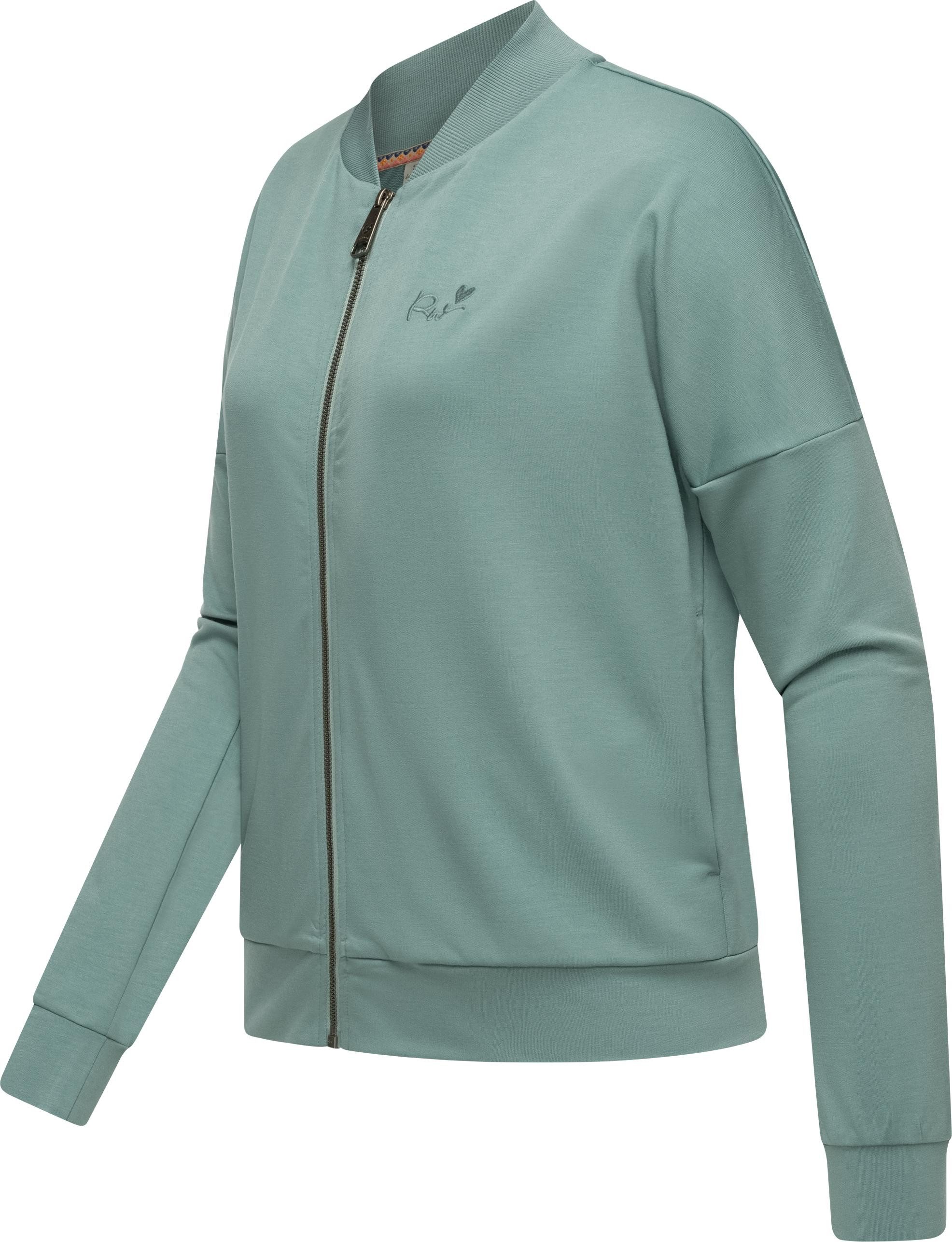 Ragwear Sweatjacke Doron sportliche Damen Freizeitjacke