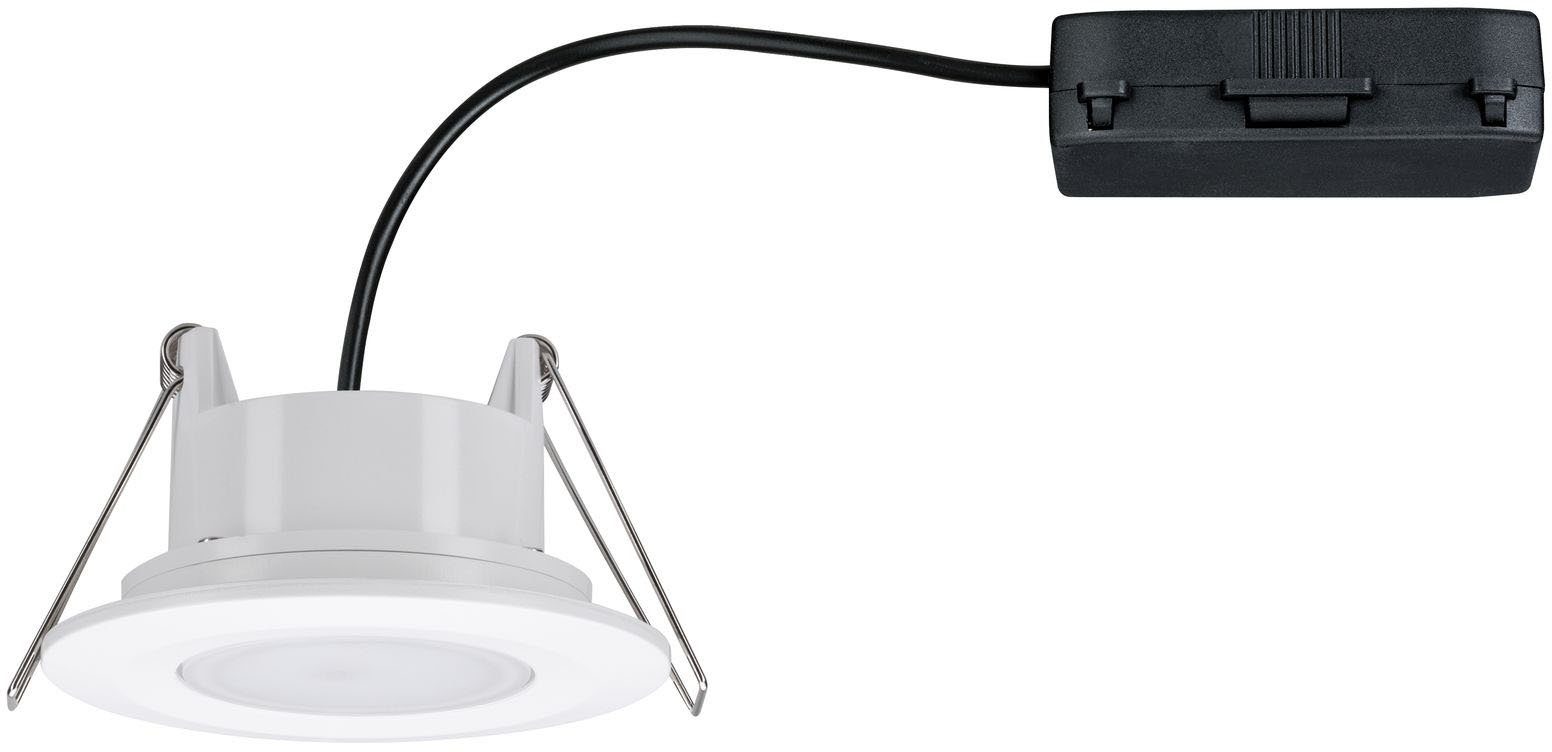 Paulmann LED Einbauleuchte fest LED-Modul, warmweiß LED inkl. Calla, integriert, - Badezimmerleuchte kaltweiß, Farbwechsel, Leuchtmittel