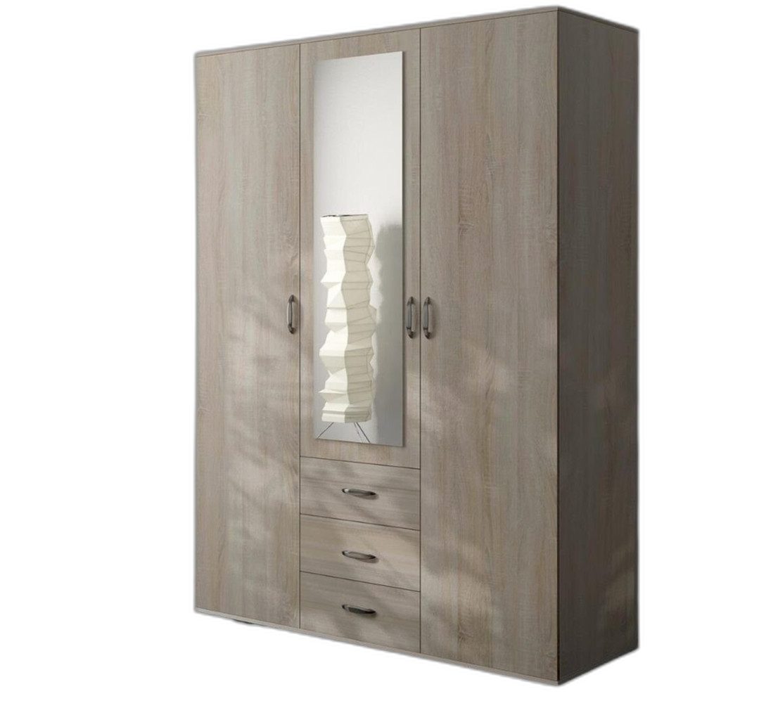 Xlmoebel Kleiderschrank Hochglanz Kleiderschrank aus Holz in Luxus-Design (1-St., Kleiderschrank) Hergestellt in Europa