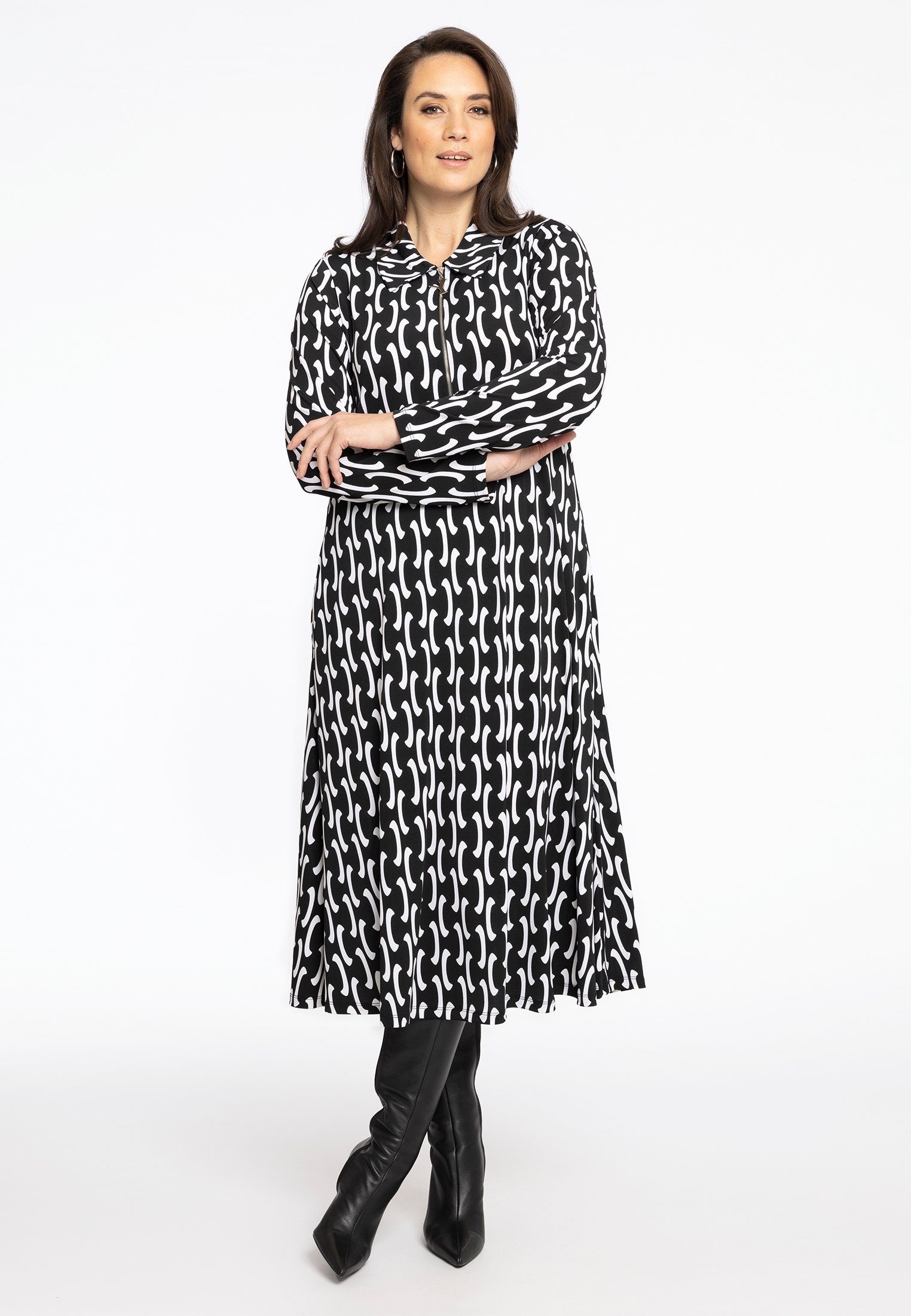 YOEK A-Linien-Kleid Damen Kleid Große Größen günstig online kaufen