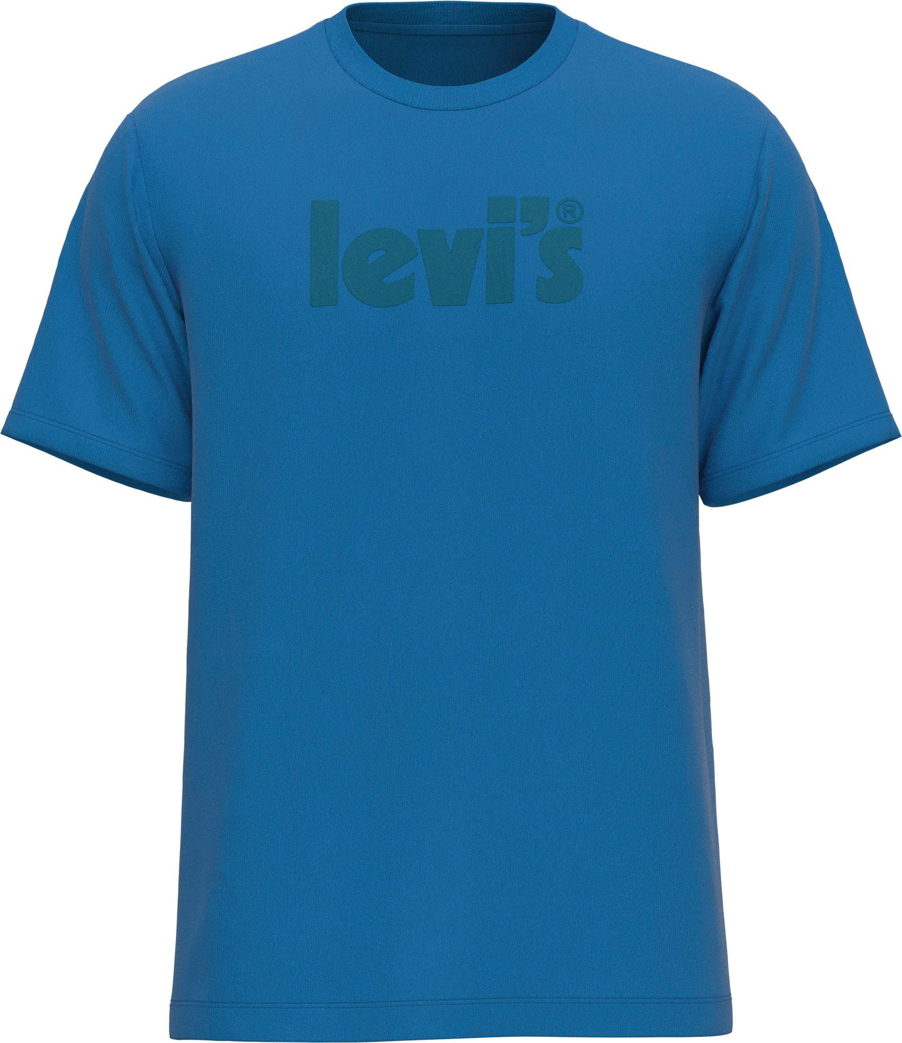 Levi's® T-Shirt LE SS RELAXED FIT TEE mit Logodruck CLOISONNE GRA
