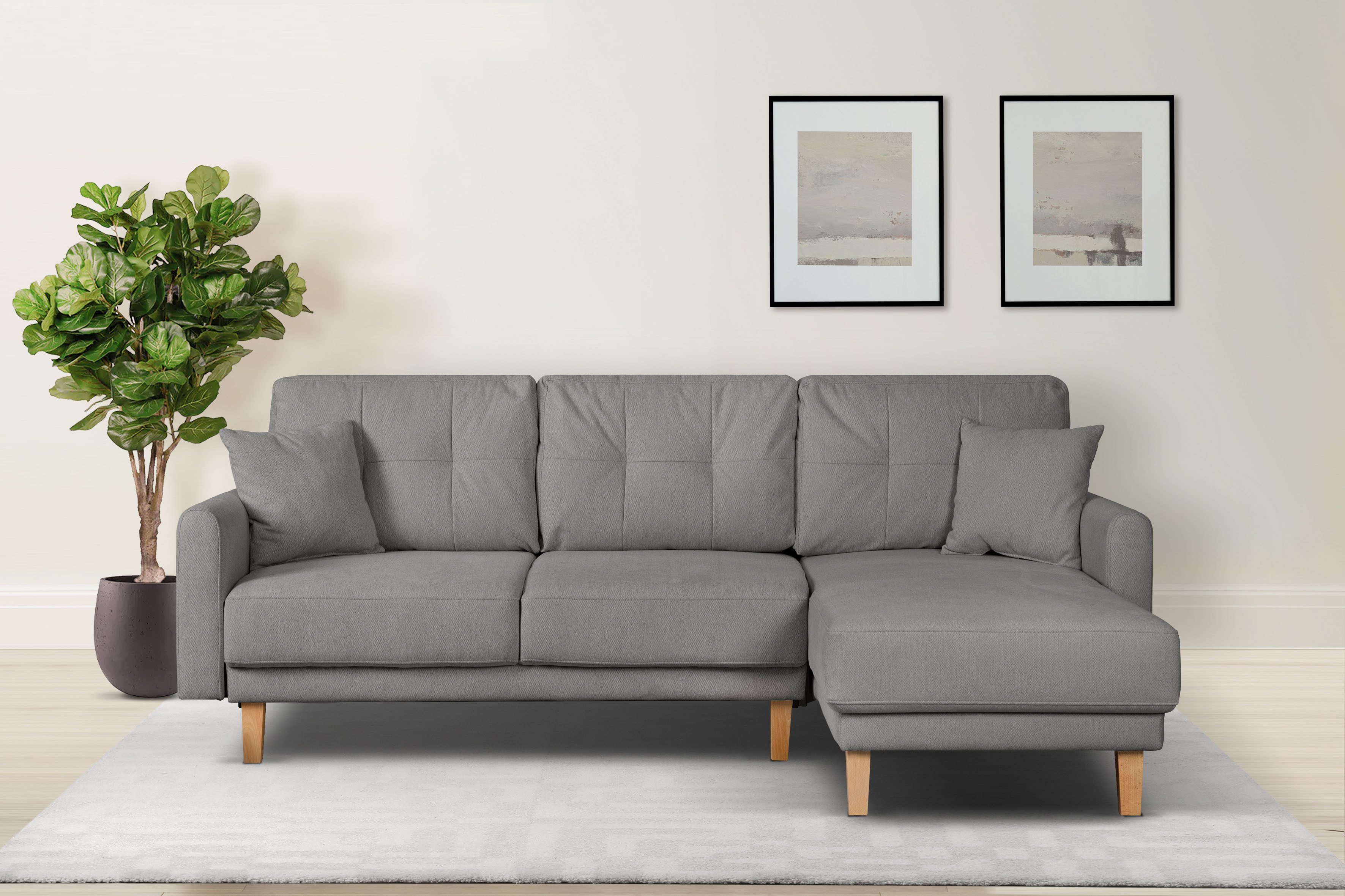 Home affaire Ecksofa TRIPLO optionale Schlafsofa günstig online kaufen
